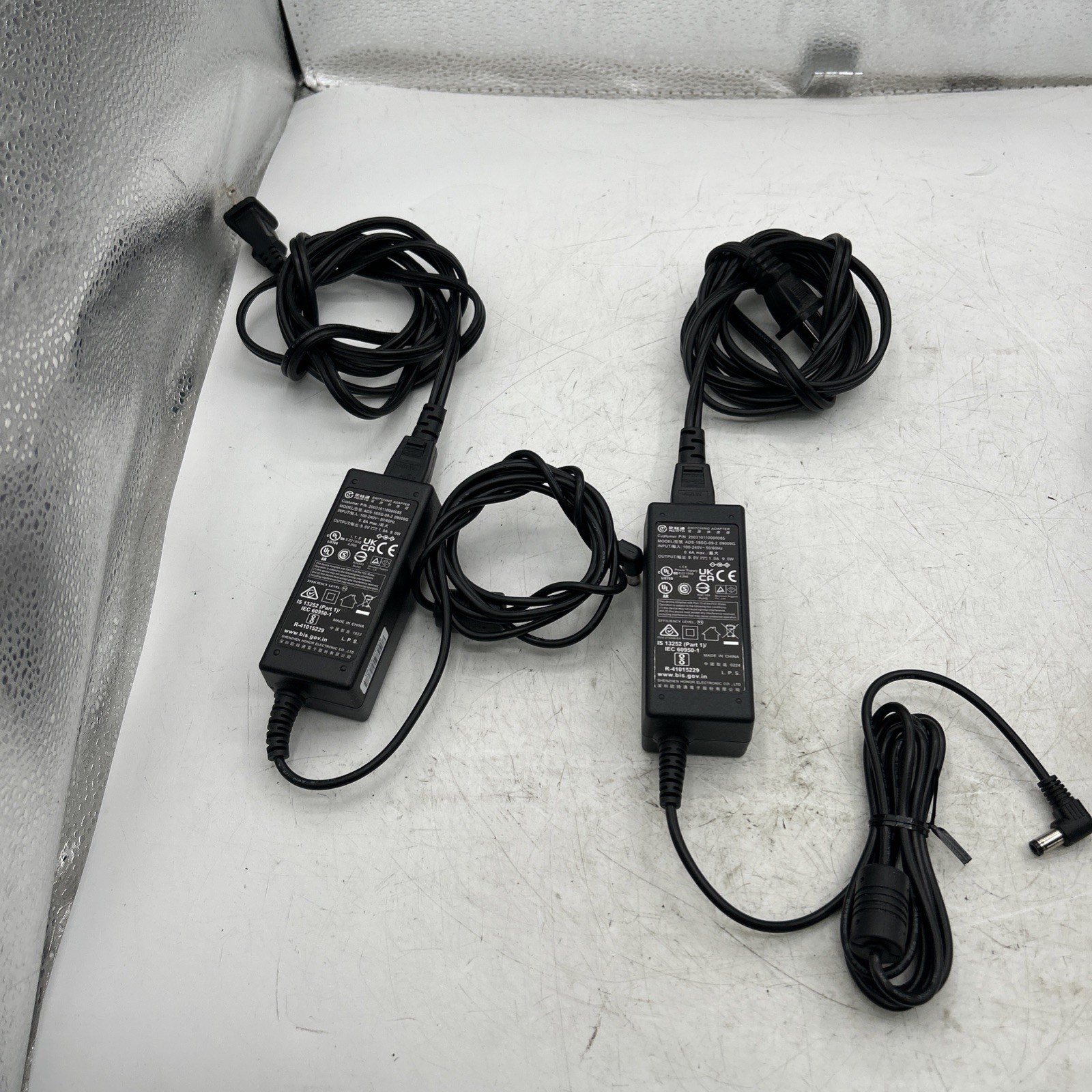 Lot Of 2 PAX Technology Power Supply ADS-18SG-09-2 for PAX/S58/S60-T/S80/S500