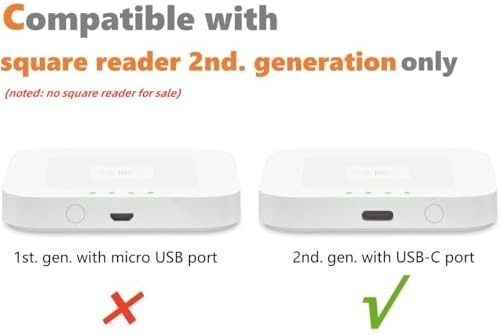 Square Dock for Square Reader 2nd Generation, Holder Stand for Square Card Reade