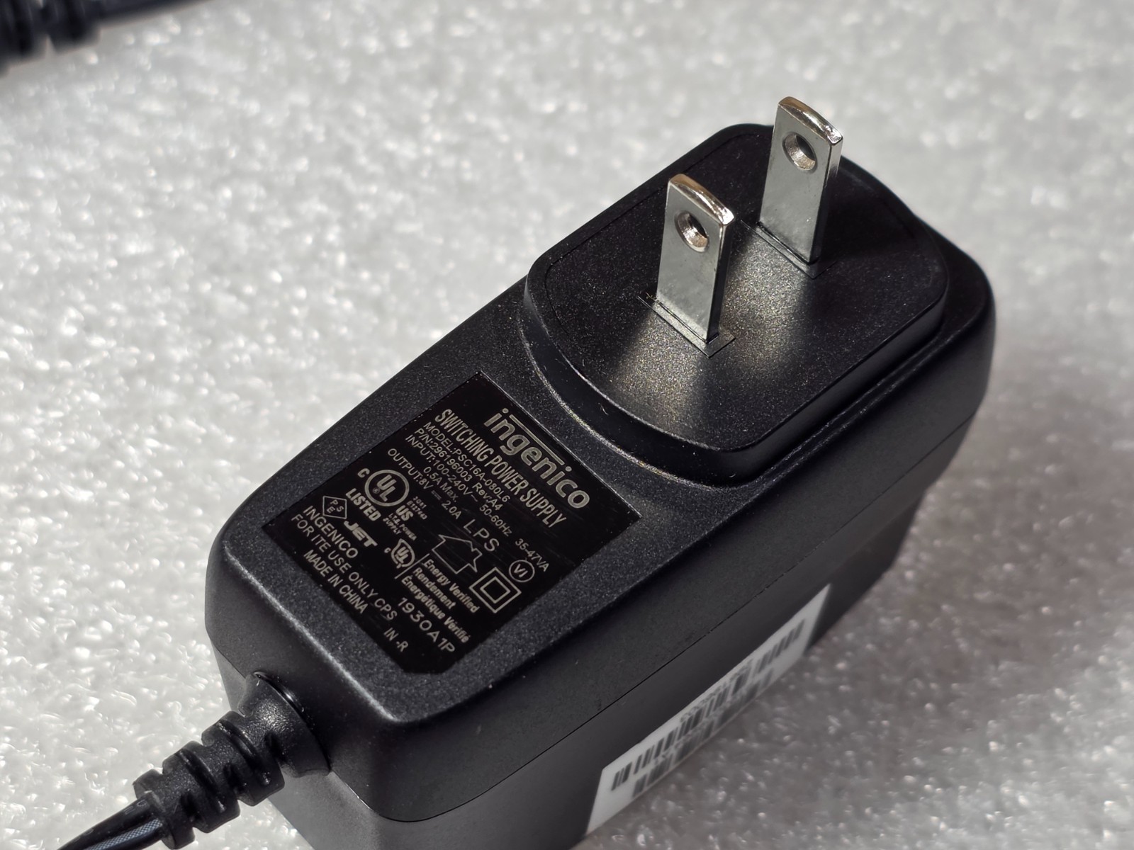 Ingenico Cable 296111170AC, D USB HDMI, PSC16A-080L6 Power, 296189194 Pen Stylus