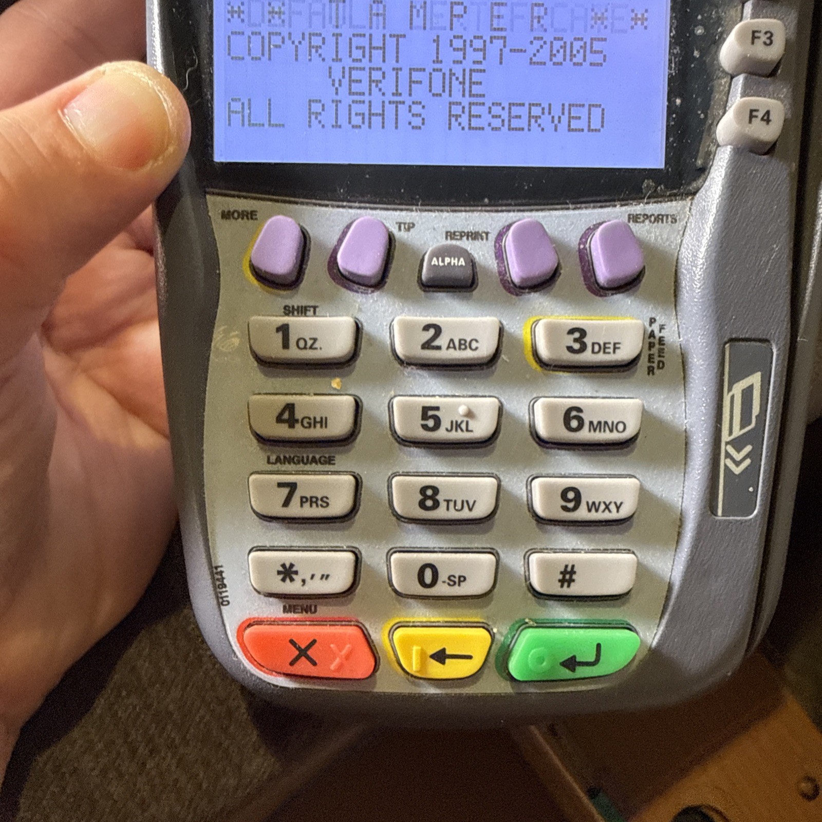 VeriFone Vx570 Credit Card Terminal Reader POS Point of Sale