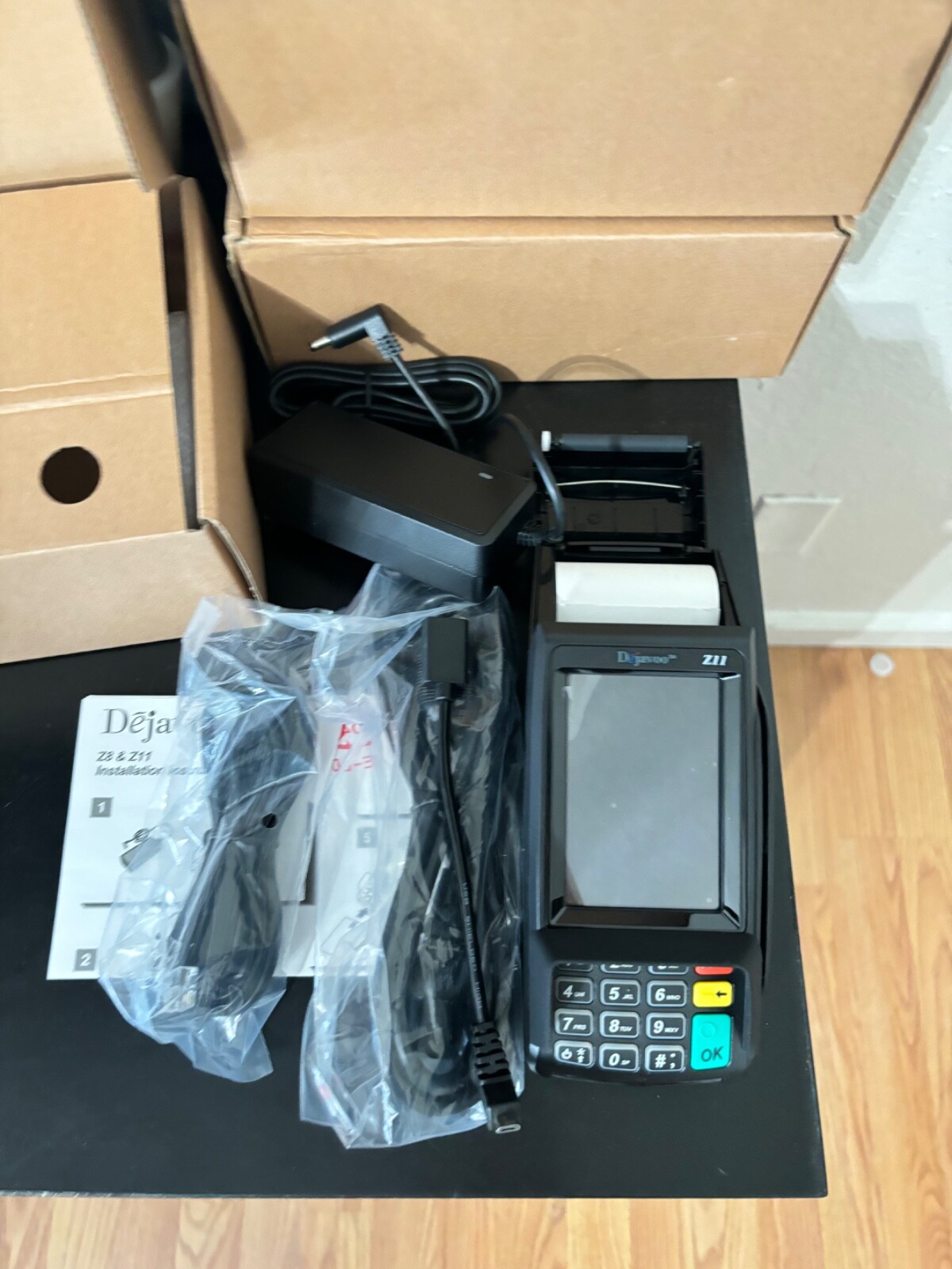 DEJAVOO Z8 VEGA3000 PAYMENT CARD READER TERMINALS DRB-2(1)W