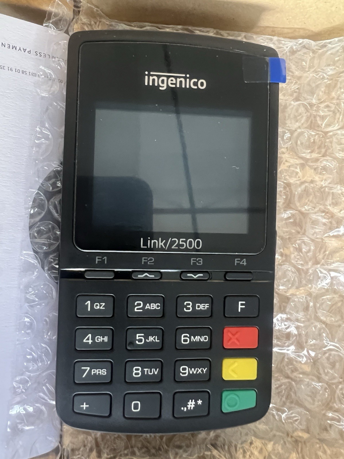 NEW Ingenico Link 2500 PMF30910412A Wireless Terminal PORTABLE PAYMENT POS N17