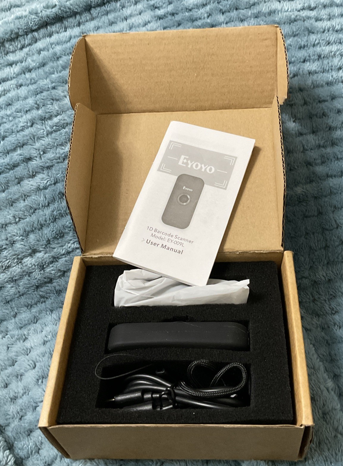 EYOYO 1D Barcode Scanners EY-009C/YH1732 With Rubber Cover