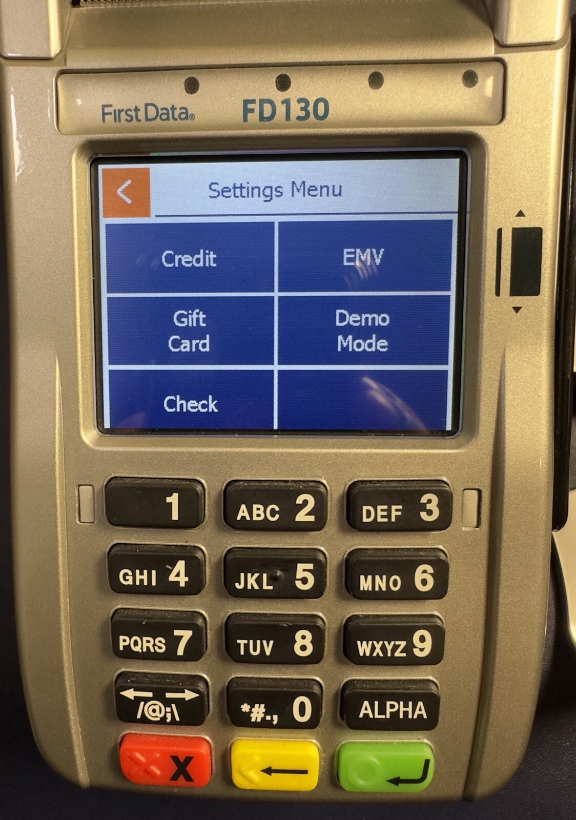 First Data FD130 Credit Card Terminal With POWER SUPPLYS