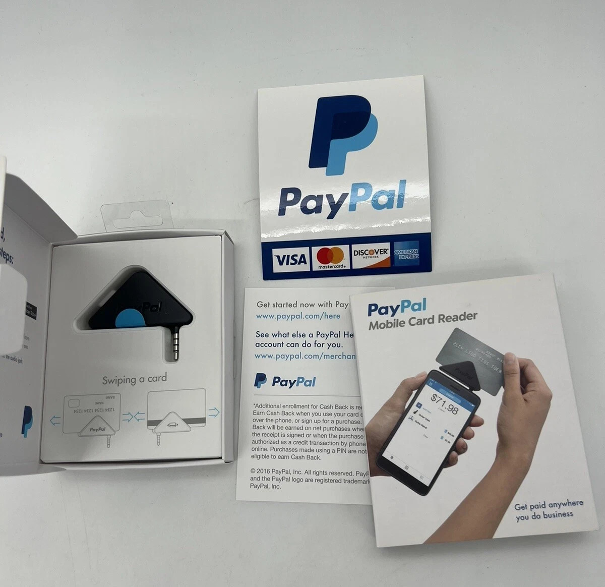 Paypal Mobile Card Reader Scanner Point Of Sale Device iPhone Android Windows