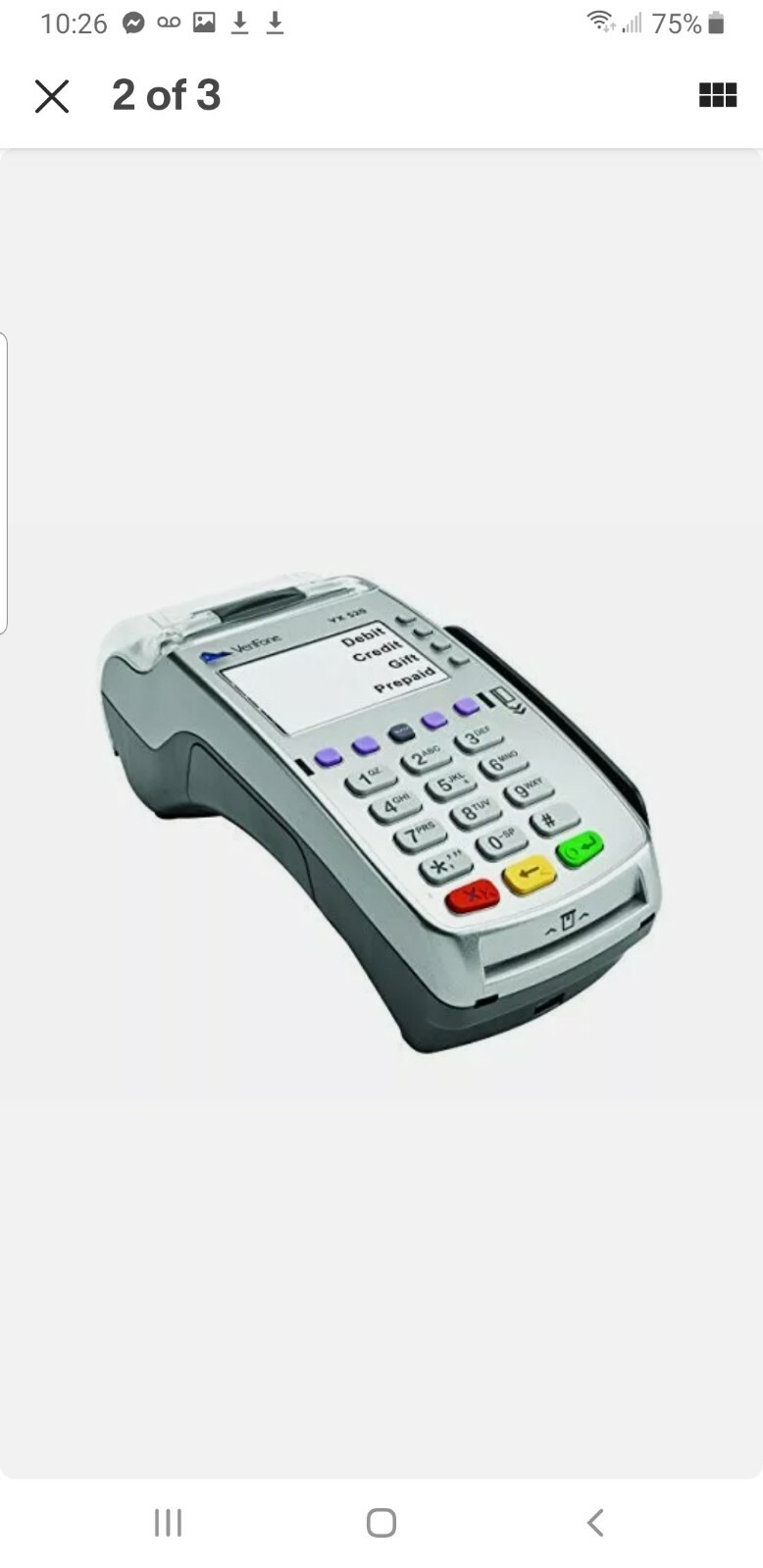 VeriFone Vx520 NFC Contactless Terminal