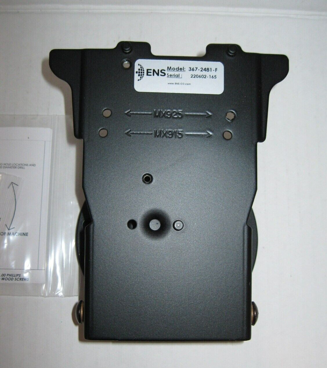 New ENS MET132-009-01-A Low Contour, 8-90 Degree Verifone Stand MX915/MX925