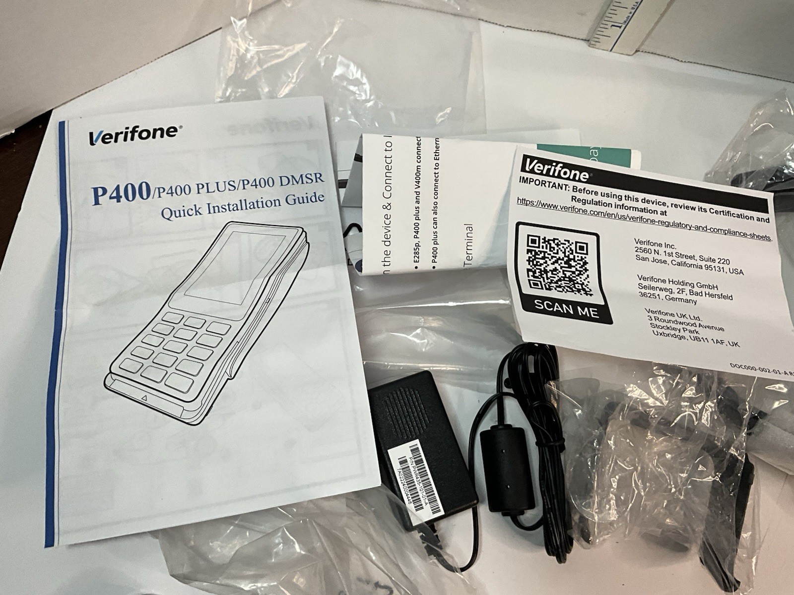 P400 PLUS Verifone NAA Touch WiFi M435-303-14-NAA-5 WiFi BT
