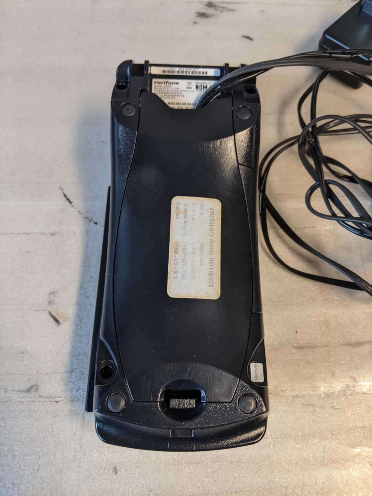 Lot of 4 VeriFone VX520 EMV NFC Credit Card Machines with Power Adapters – Reset