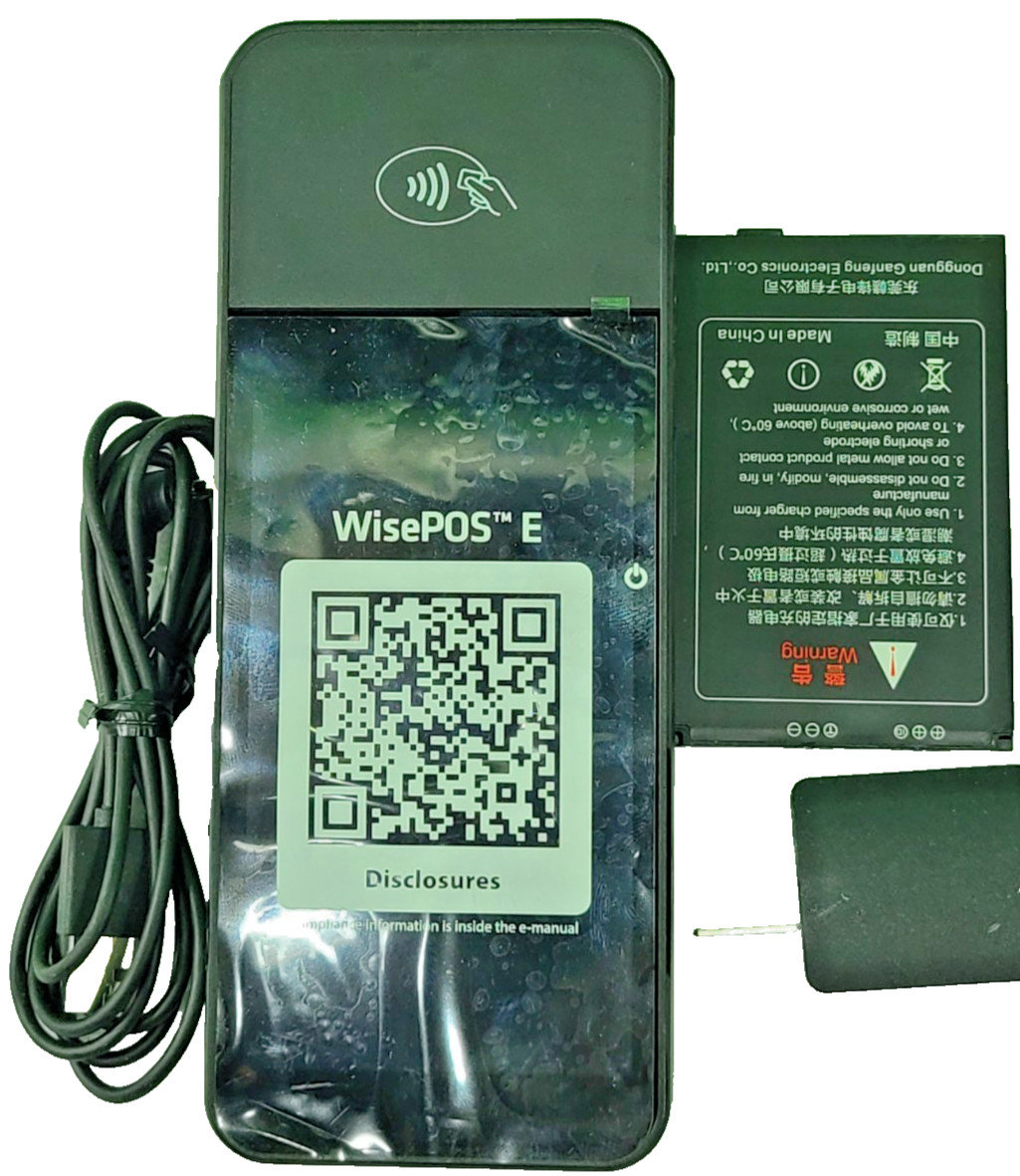 Stripe BBPOS WisePOS E WSC51 Touchscreen Card Reader With Battery NEW