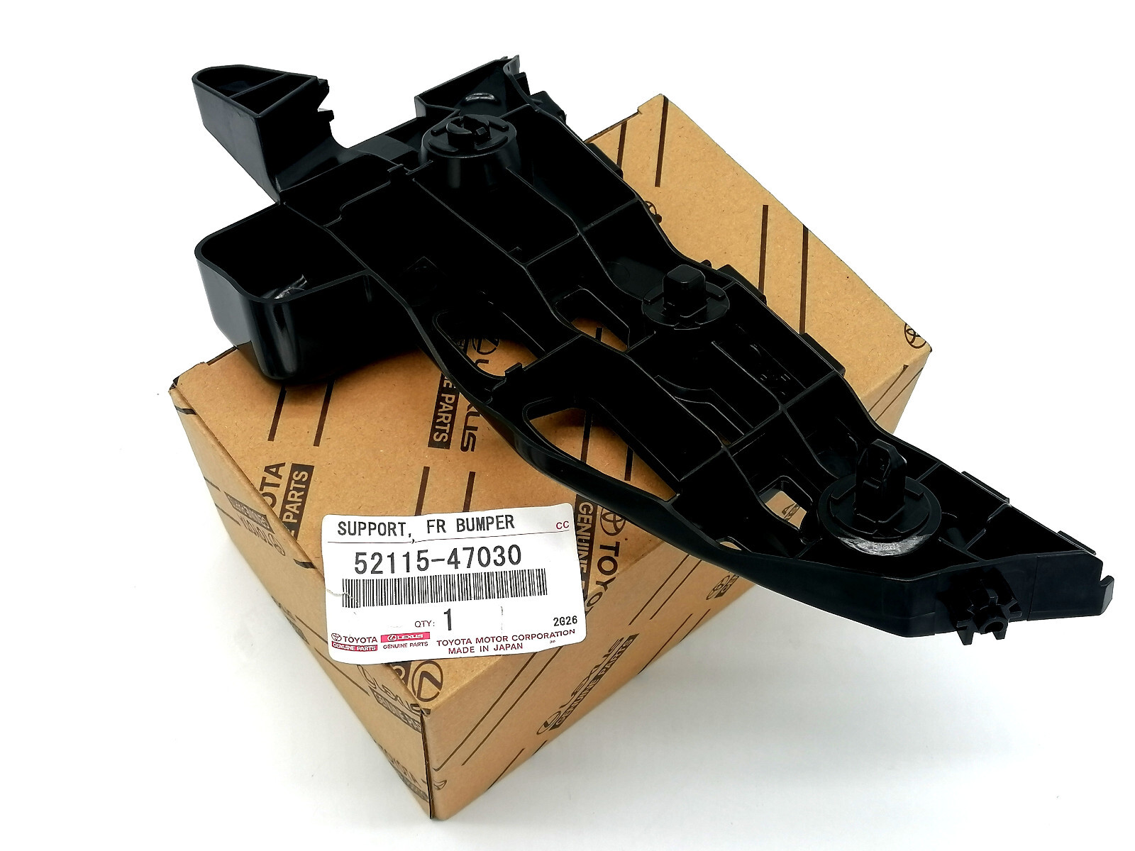5211547030 GENUINE FOR TOYOTA 2012-2017 PRIUS V /+ FRONT BUMPER RIGHT BRACKET