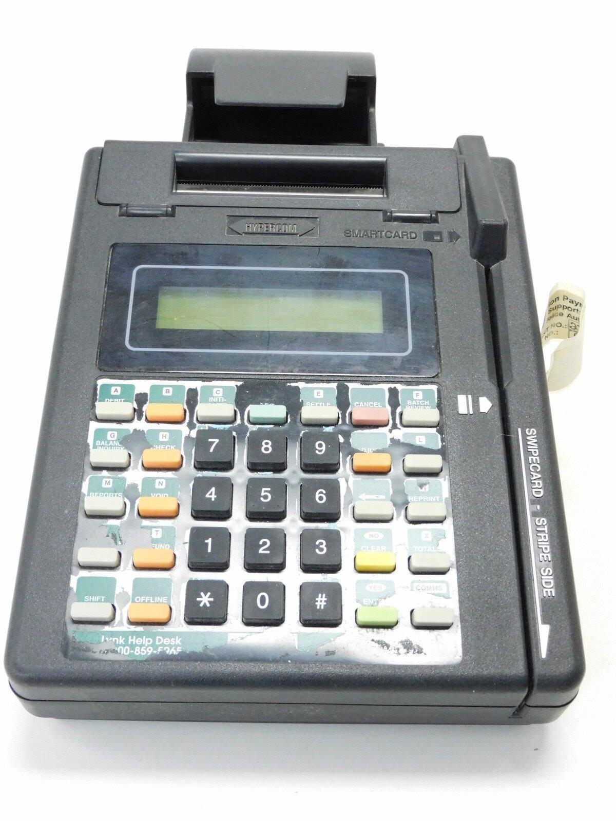 Hypercom HYP T77F Credit Card Processor Terminal Keypad