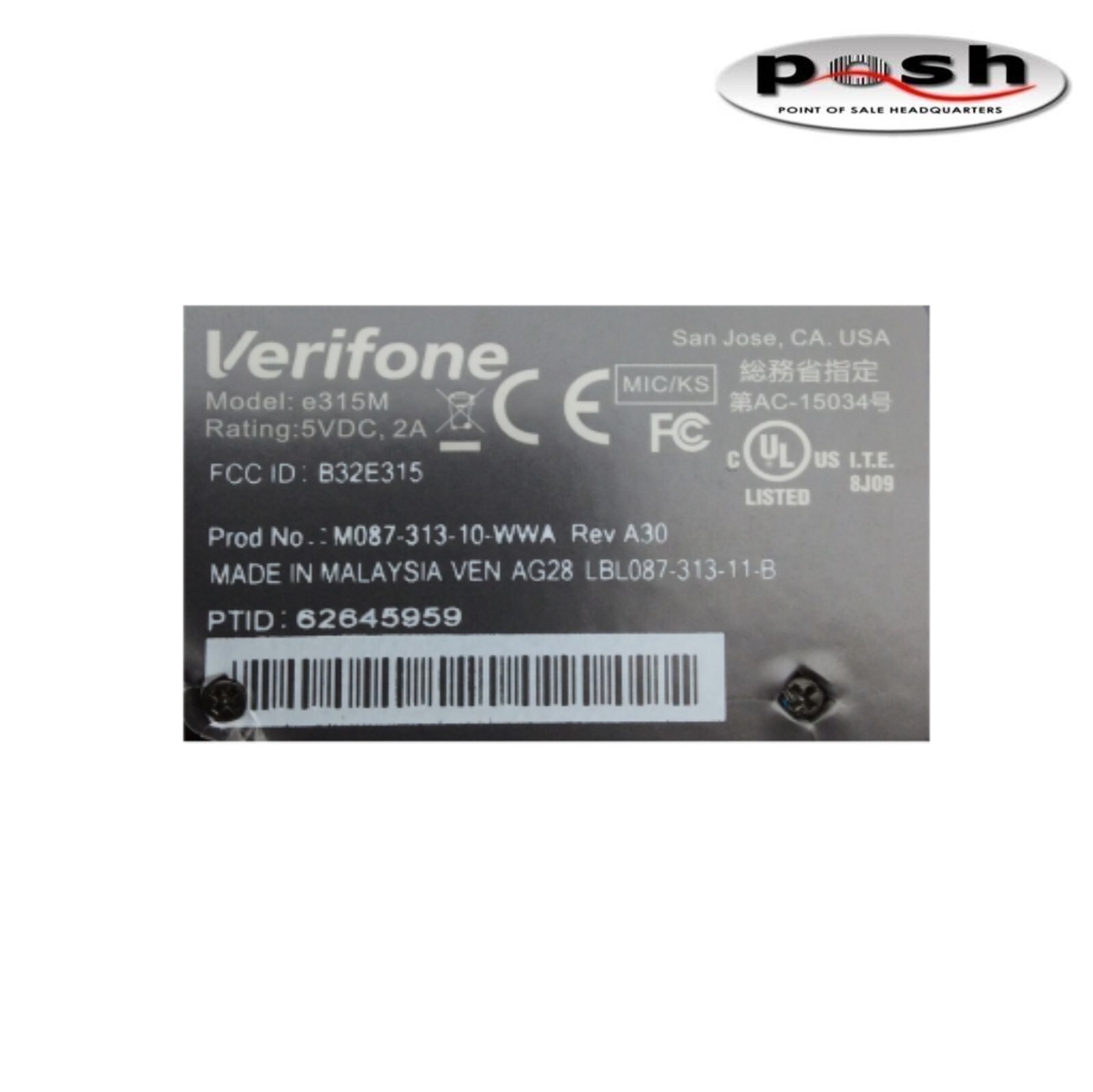 “Lot of 25” VeriFone e315M Mobile Payment Terminal