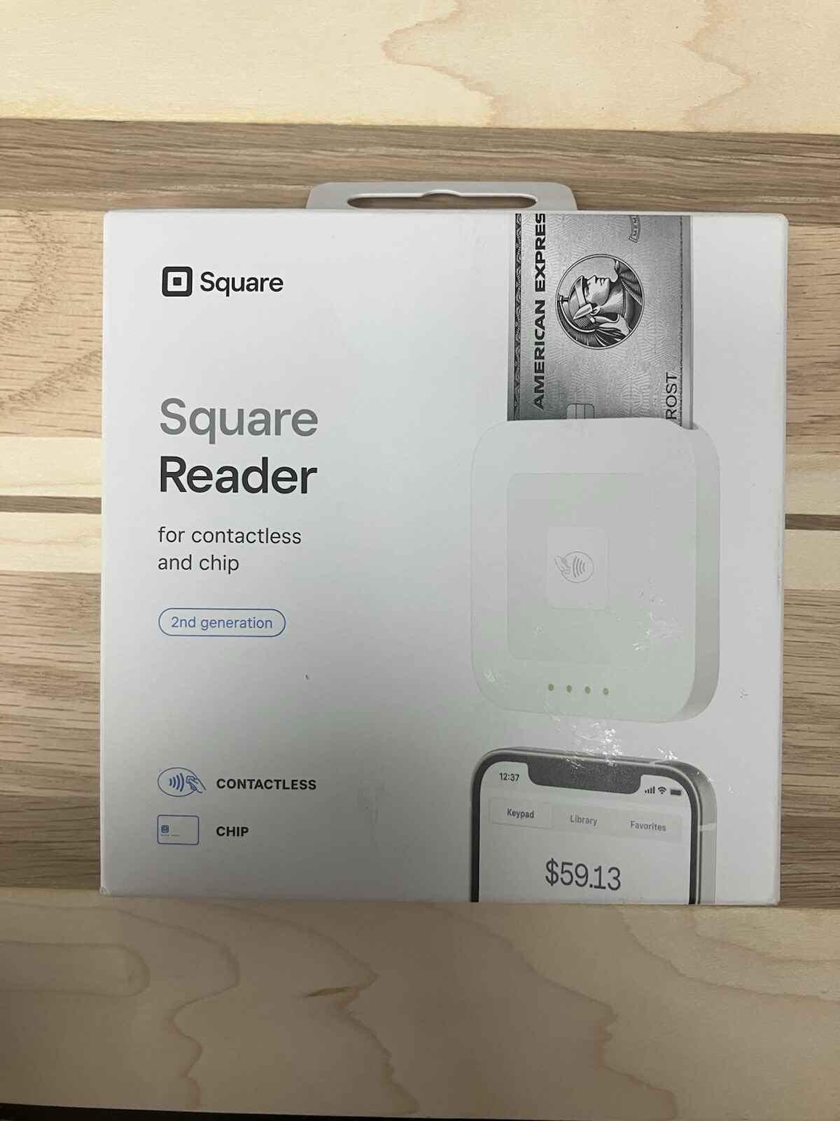 Square A-SKU-0792 Credit Card Reader for Contactless and Chip Machine 2nd Gen.