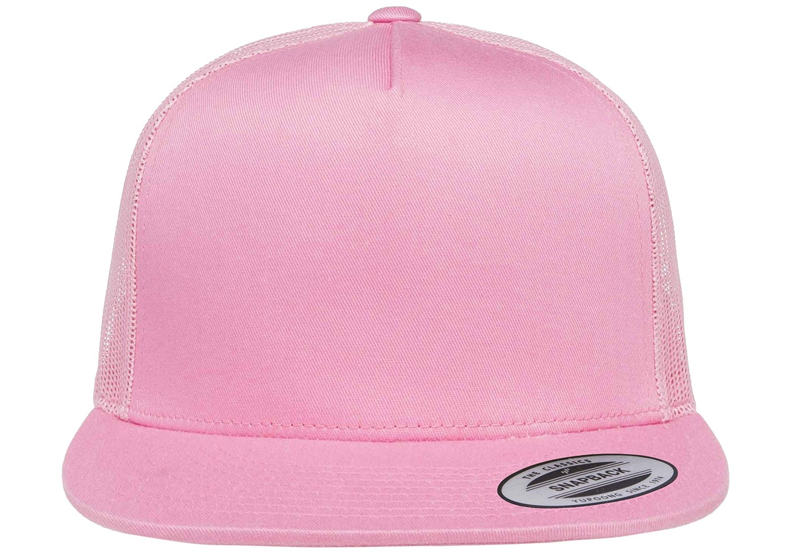 Yupoong Mens Yp Classics Classic Trucker Cap One Size Pink