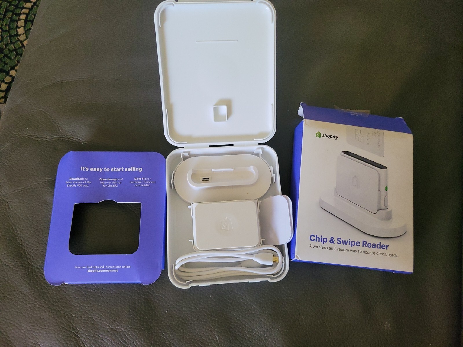 Shopify Chip and Swipe Reader White – S1701