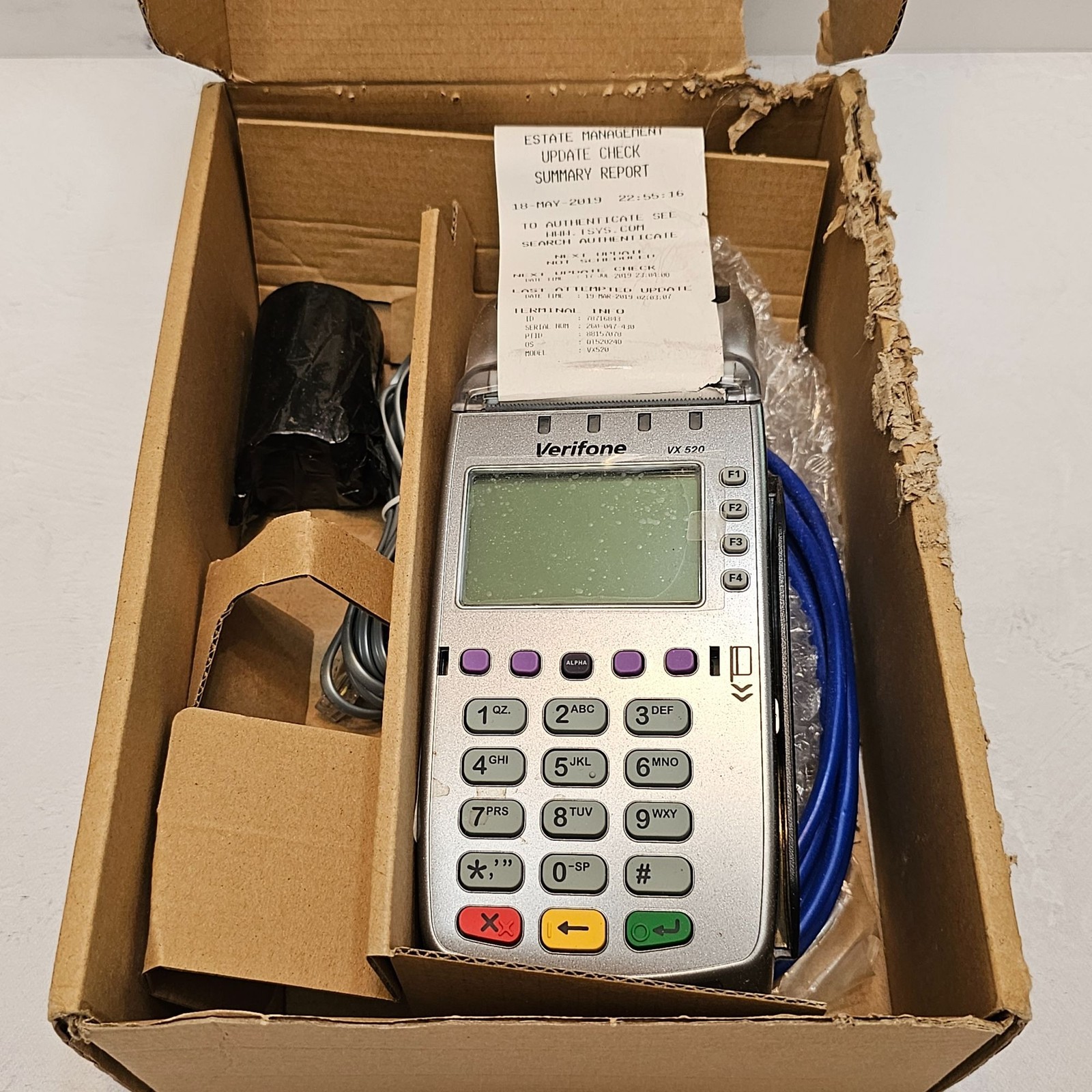 Verifone VX520 Credit Card Machine Terminal Reader NIB