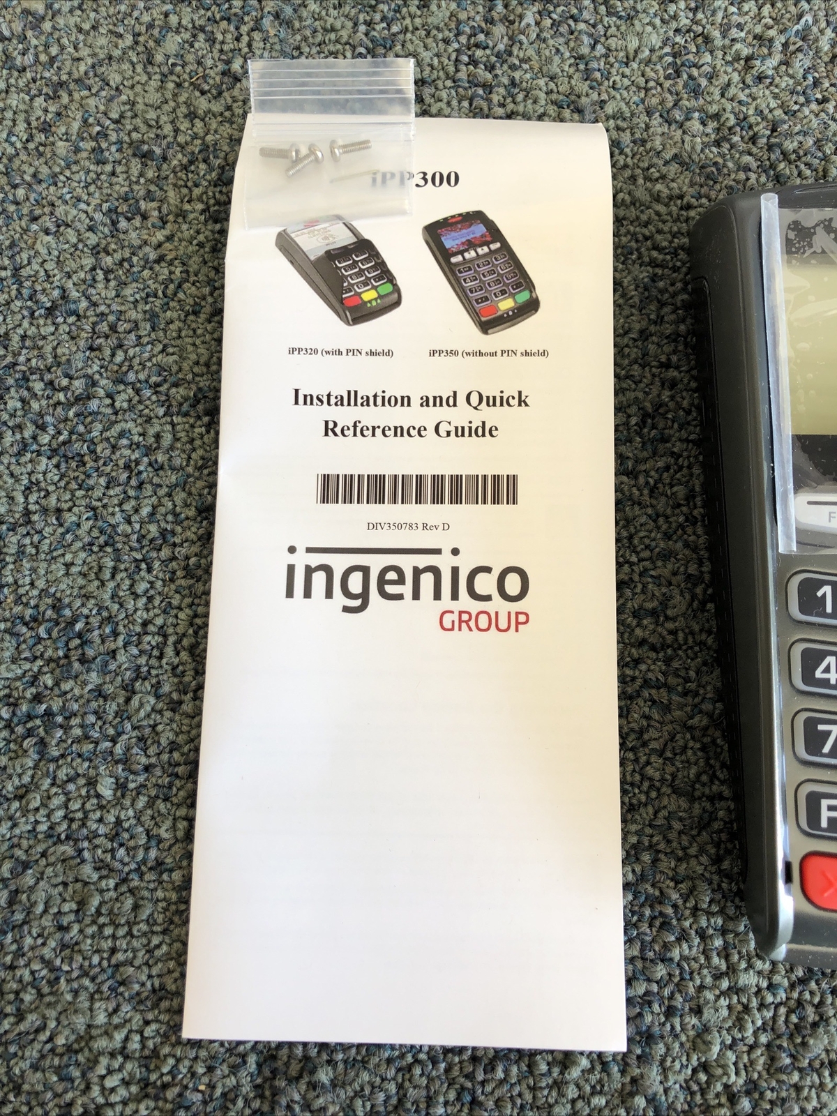 New Ingenico iPP320 Pin Pad Payment Terminal Swipe Card Reader Only