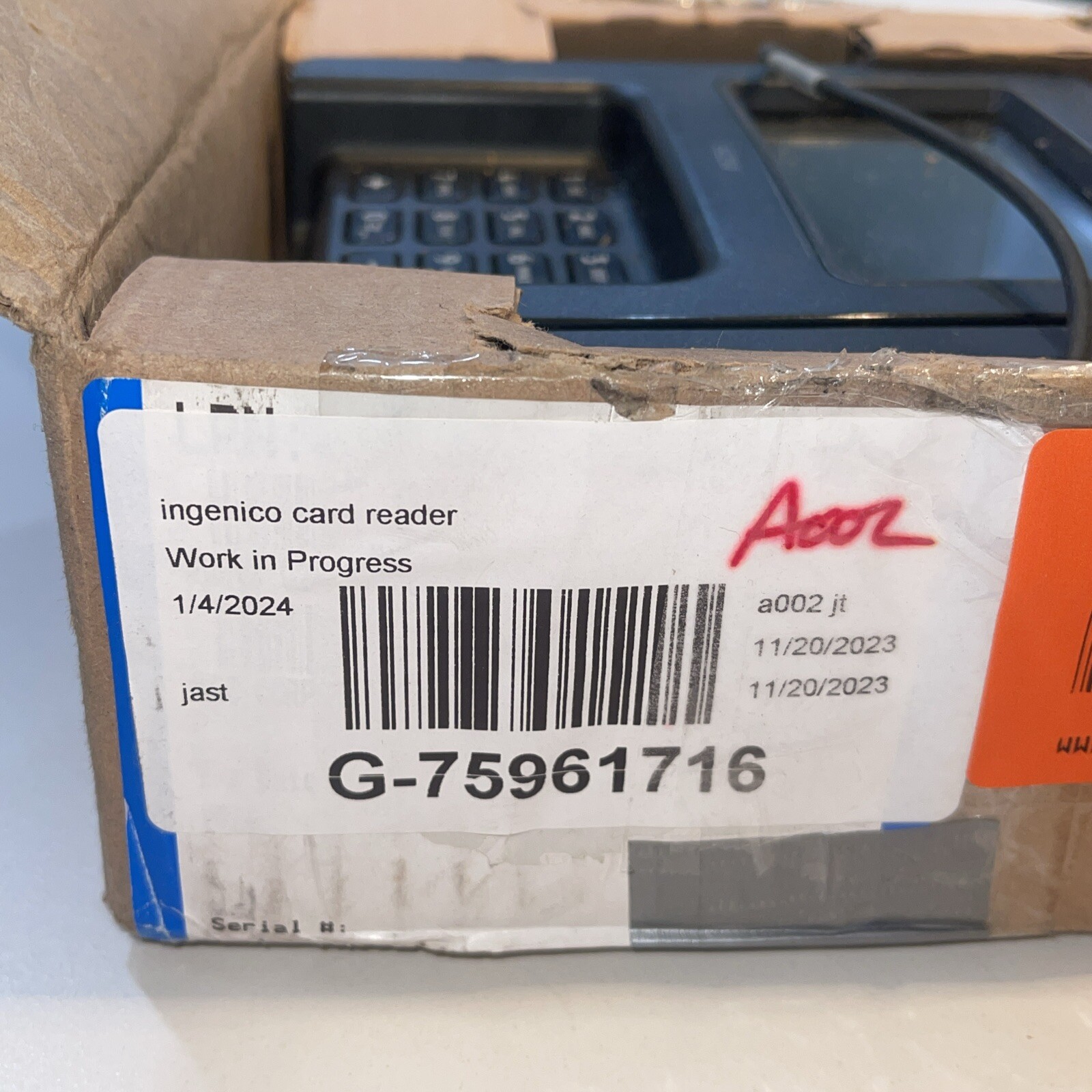 Ingenico, ISC 250 V3 Refurb Sig Cap, Card Reader CTLS P/N: ISC250-01P2395A