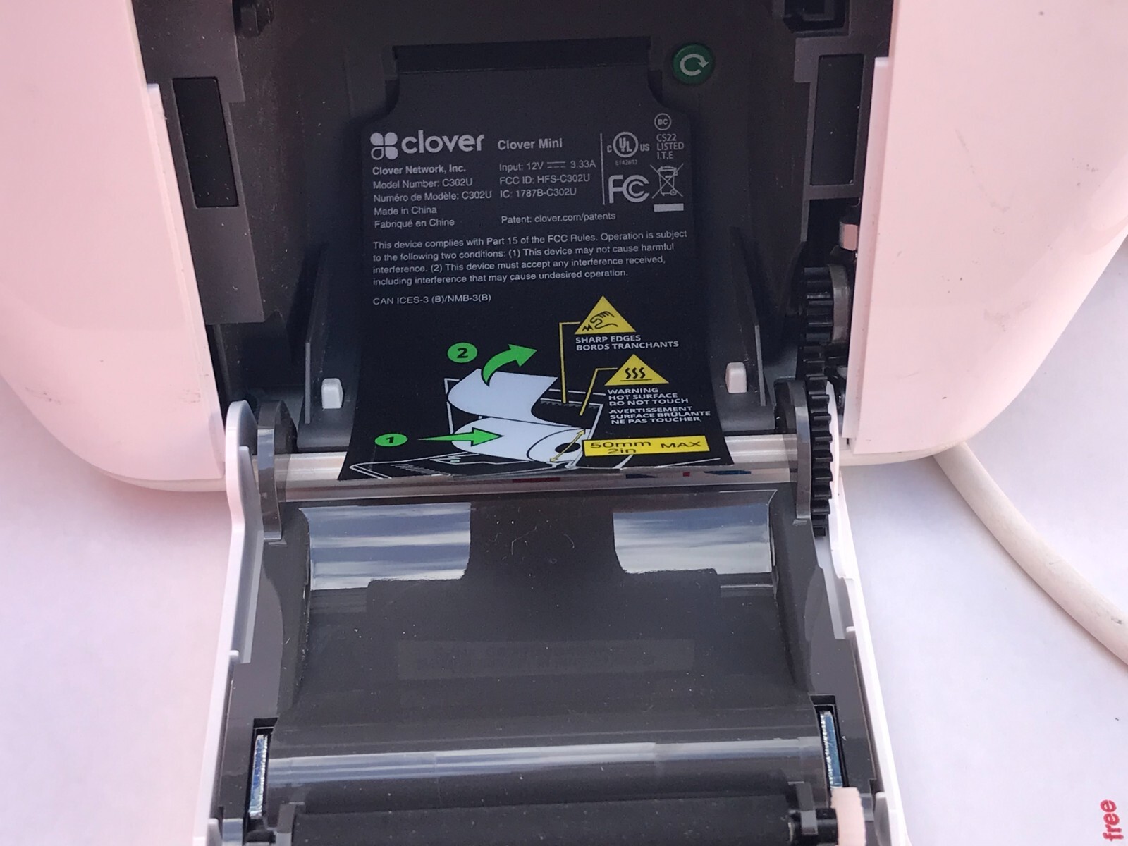 Clover Mini C302U POS System/Credit Card Terminal.****READ DESCRIPTION*****