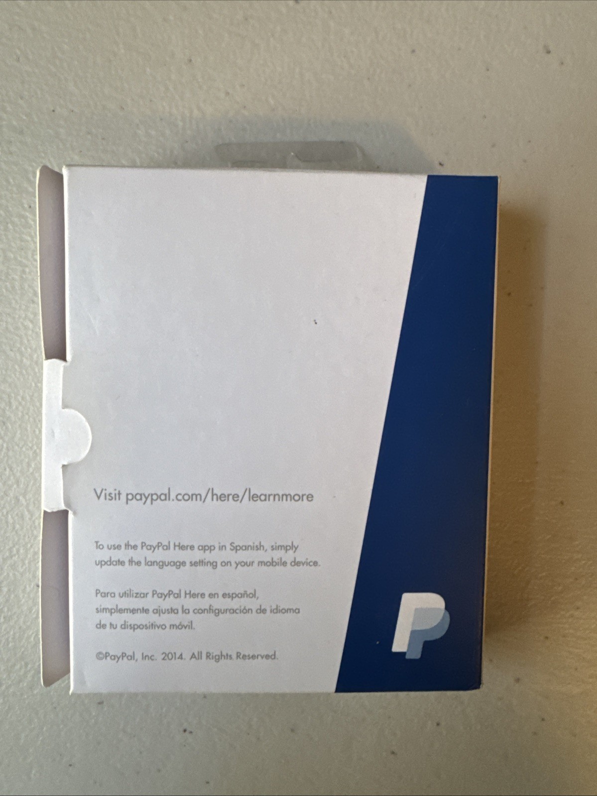NEW in Box PayPal Here Triangular AUX Port Headphone Jack Card Reader