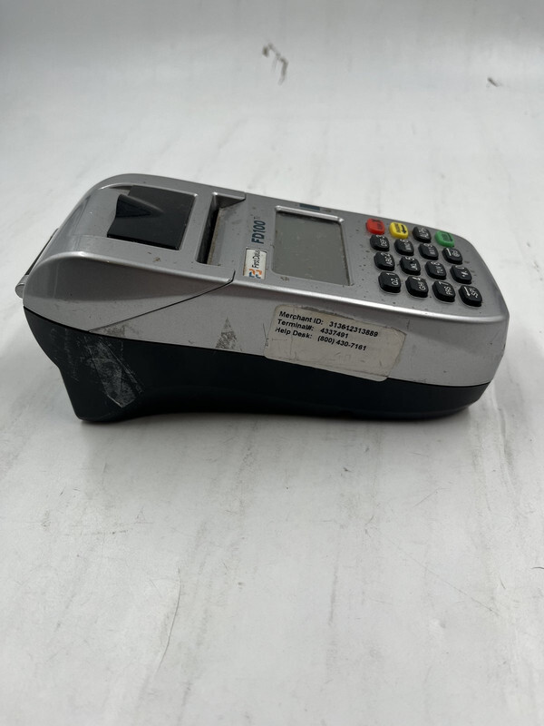 FIRST DATA CARD READER TERMINAL W/PIN ENTRY & RECEIPT DISPENSER FD100Ti