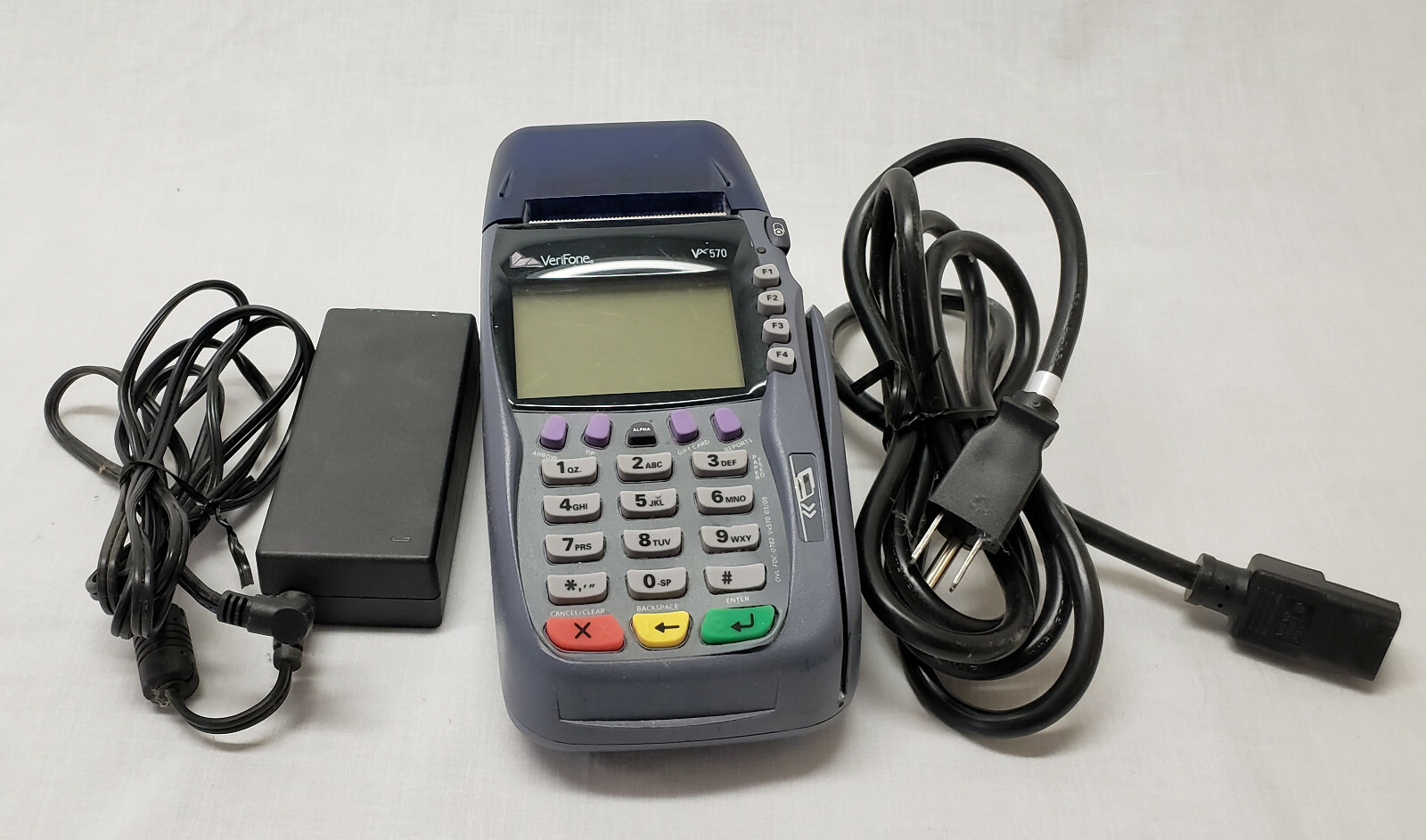 VeriFone Vx570 Credit Card Swipe Terminal/Printer 