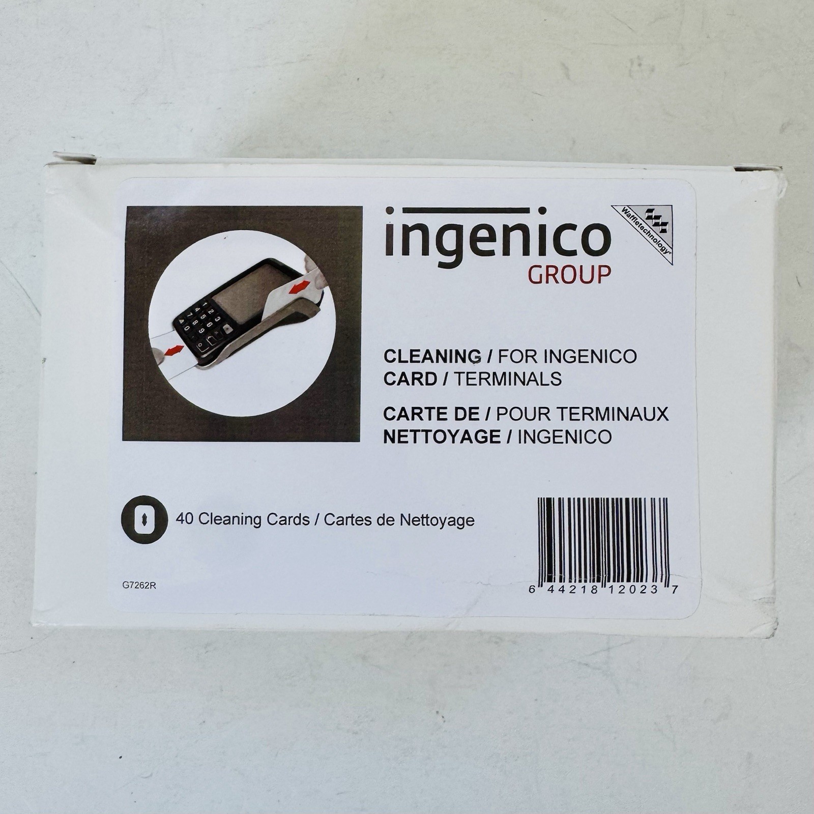 Ingenico Cleaning Card for Smart Cards & Magnetic Stripe 40 Count