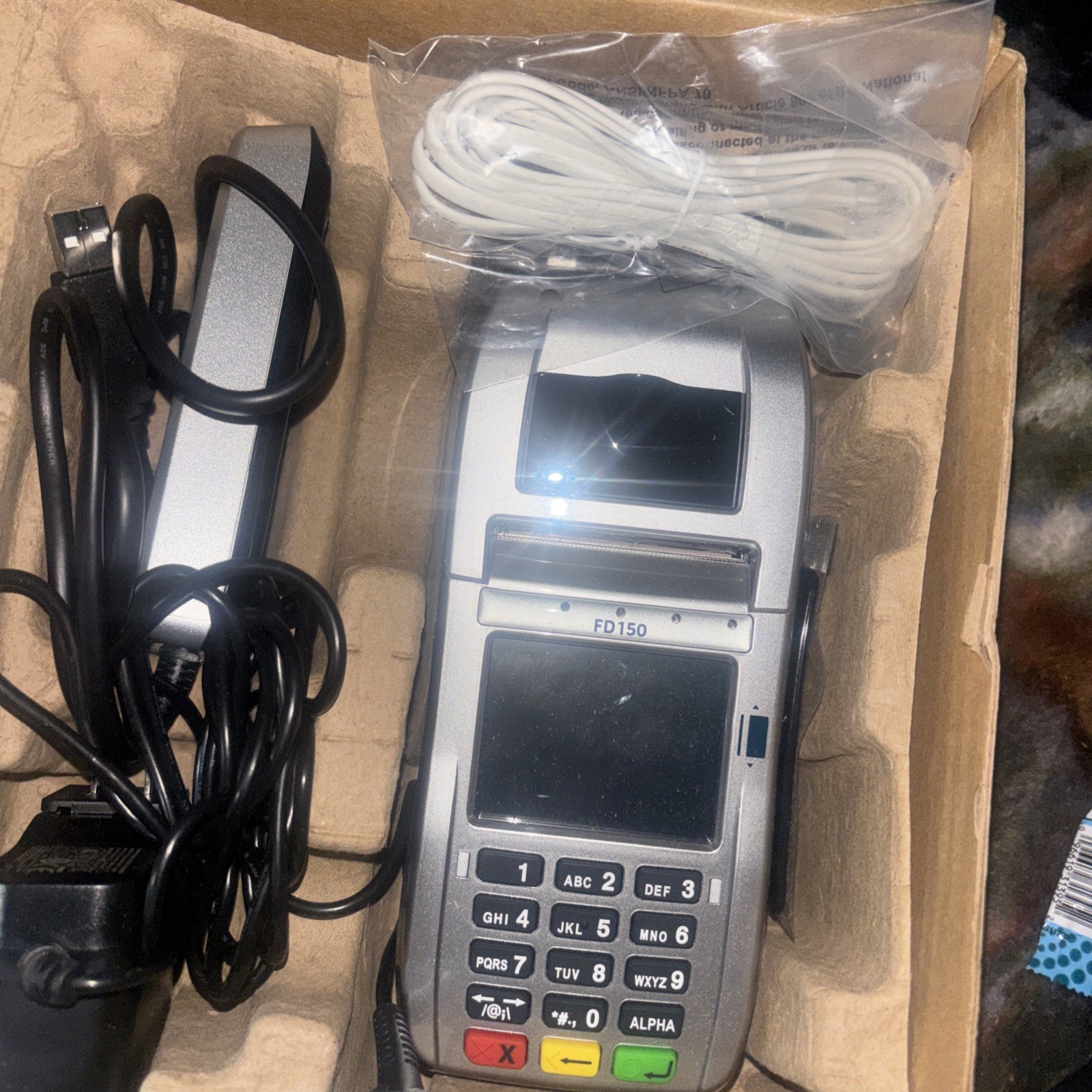 First Data FD150 and RP10 PIN Pad Bundle w/ Wells #351 Encryption Key
