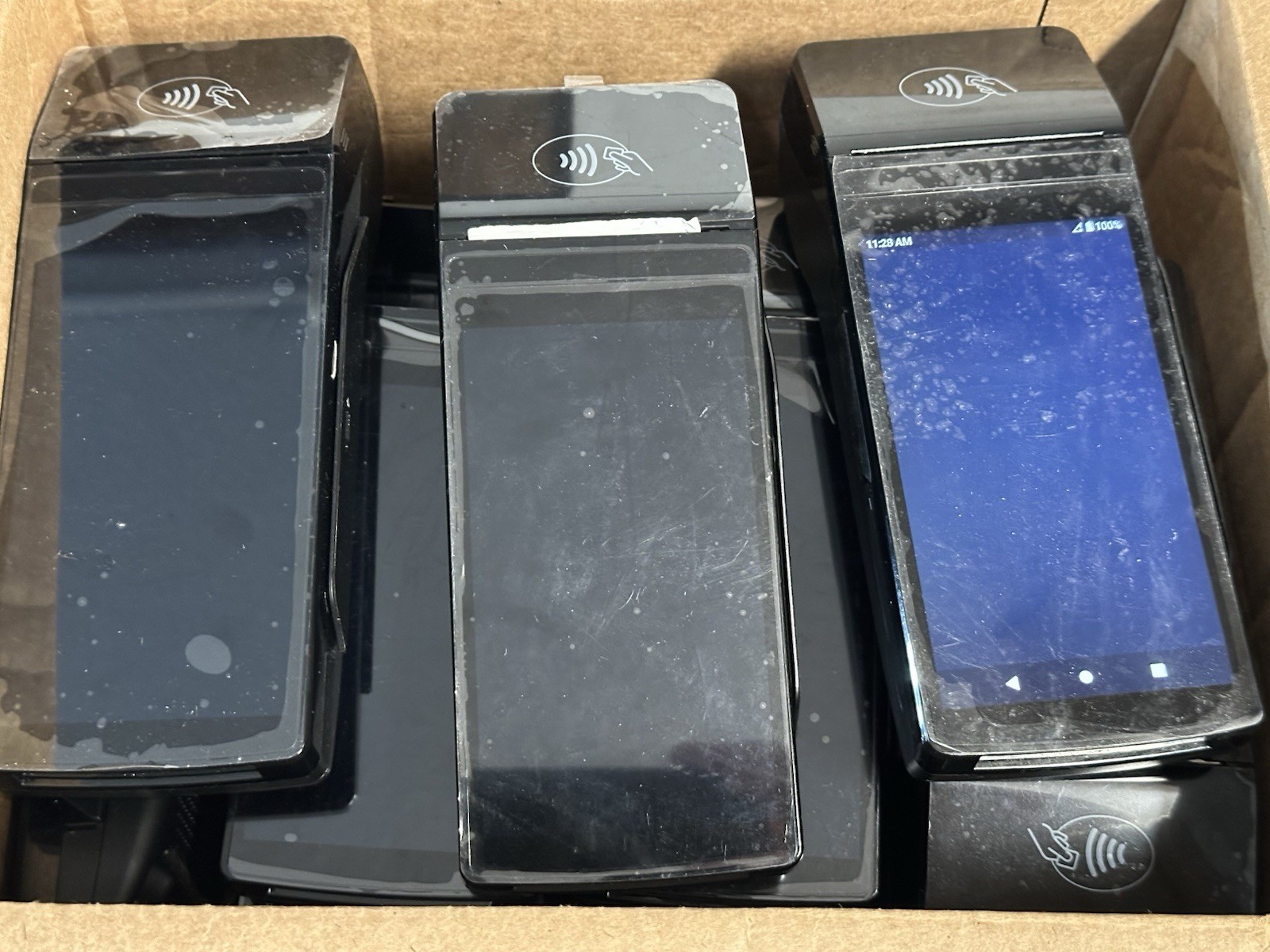 Lot of 11! EFTPOS Castles SATURN1000 & S1F2 POS Kit – Untested – As Is –