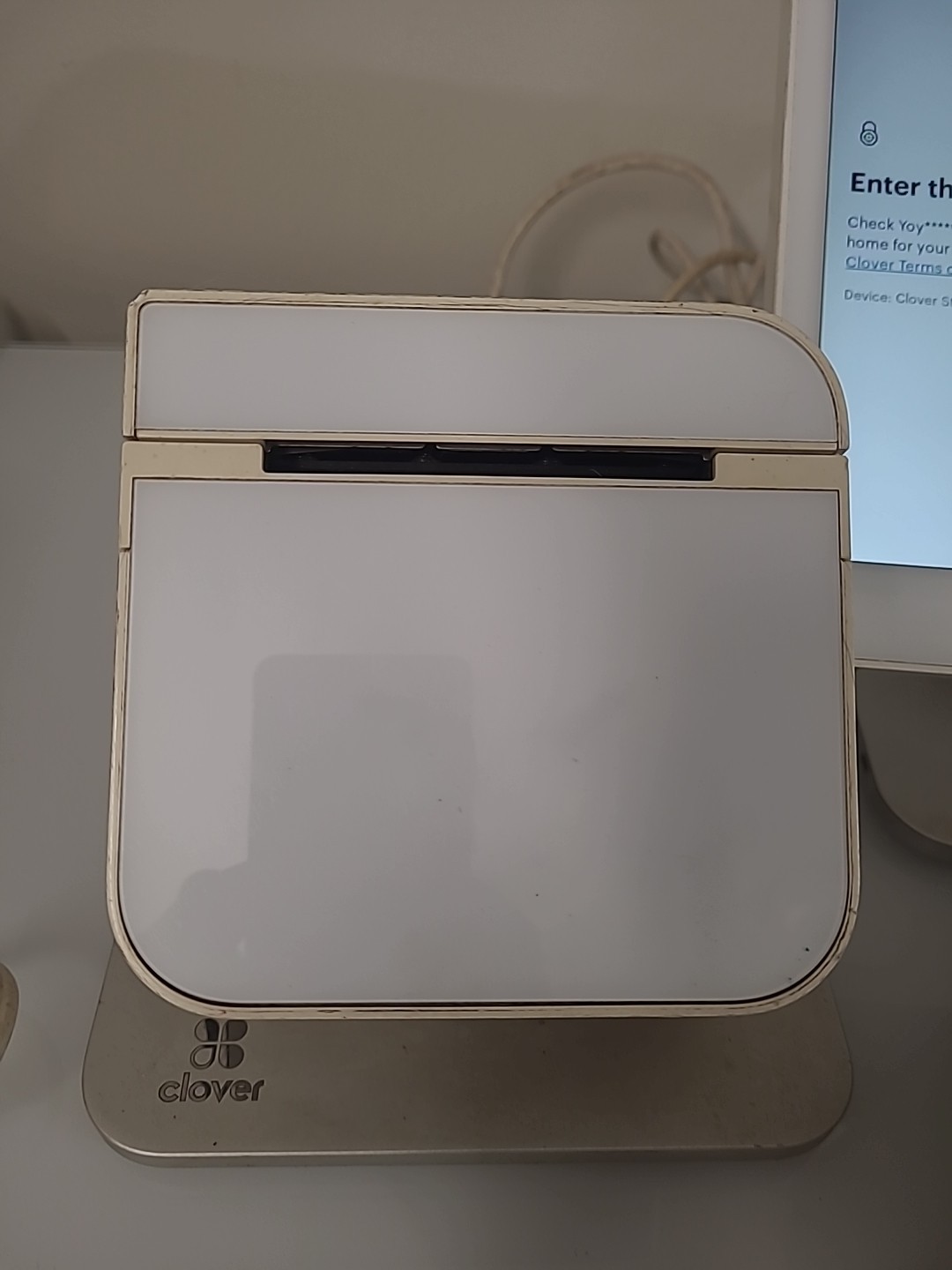 Clover Station POS System Bundle Model C503 Power On Locked As Is
