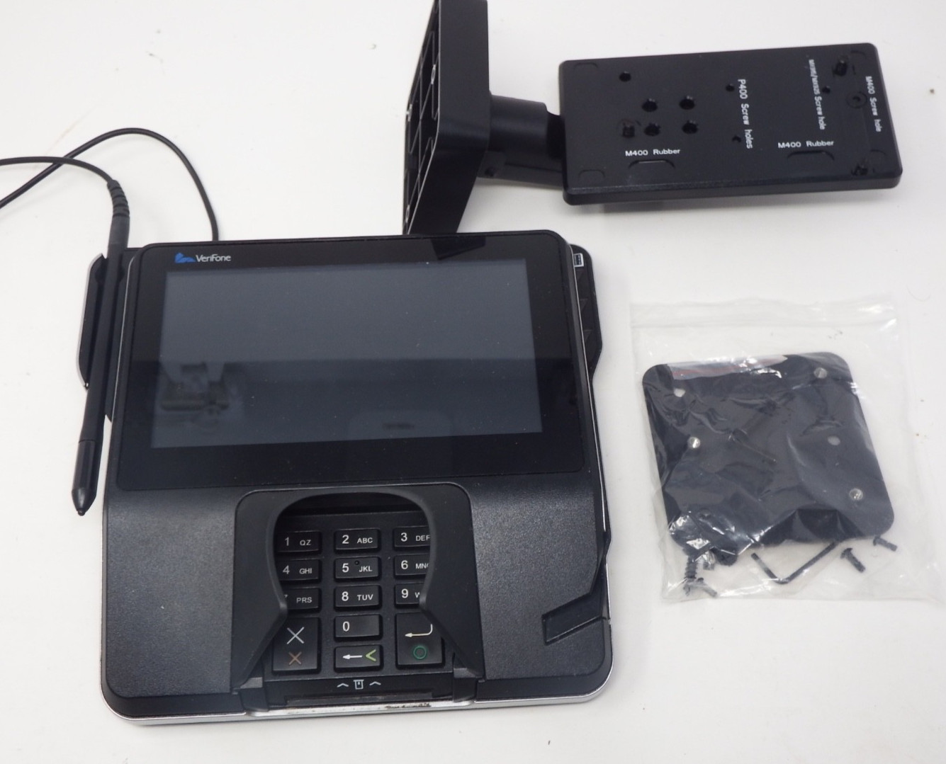 Verifone MX925 Multimedia Credit Card Reader Payment Terminal Unit + Mount Pen