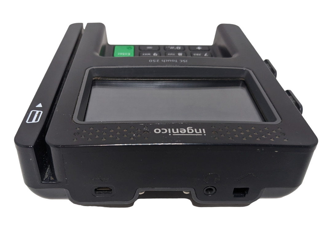 Ingenico ISC Touch 250 Payment Terminal (ISC250) – Black- Untested- Good Cond