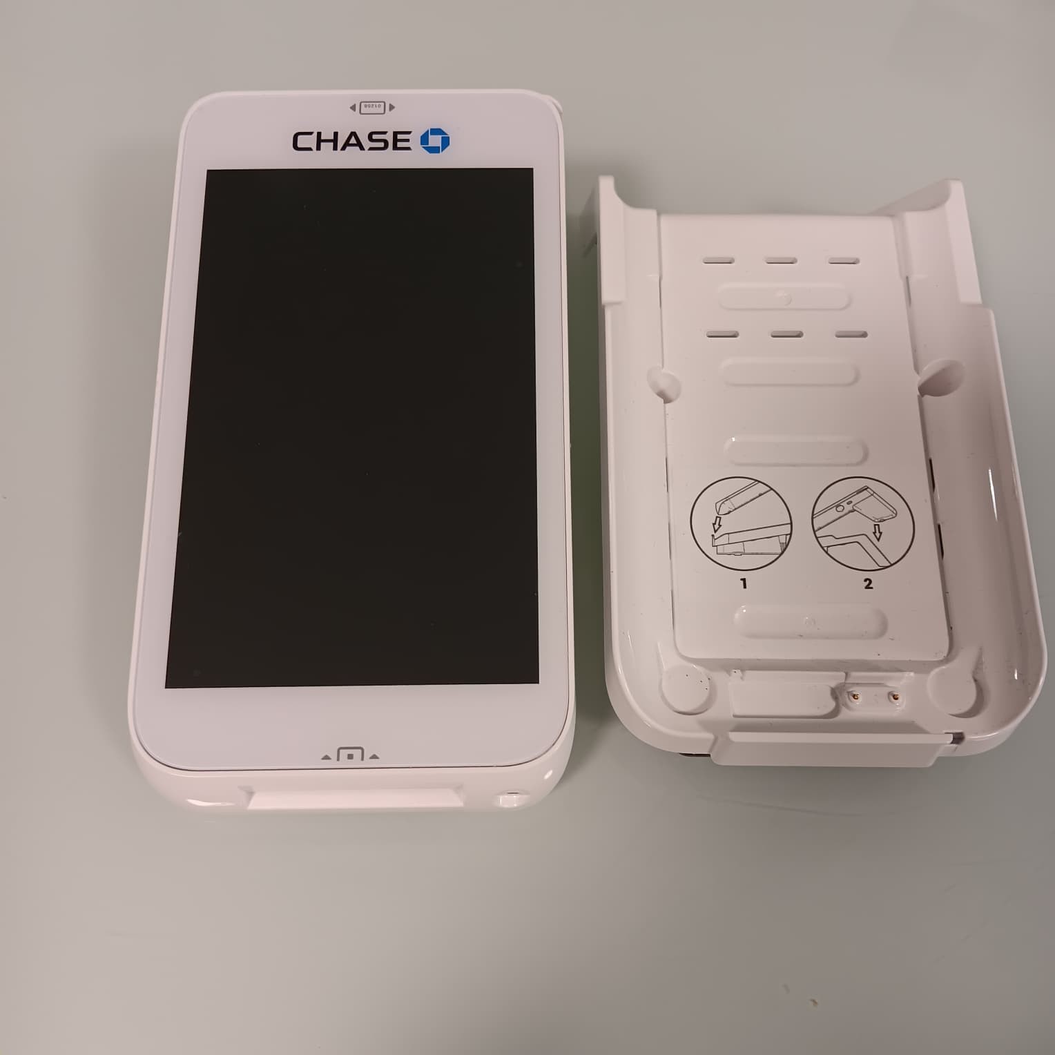 Chase POS Terminal- With charging port – White/ excellent condition