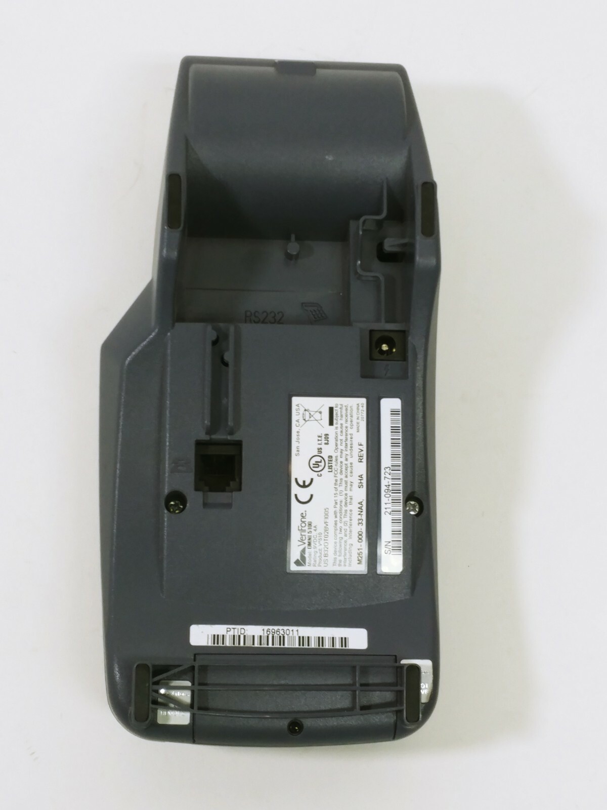 Verifone VX510 Credit Card Machine *Untested, No Power Cord, As Is*