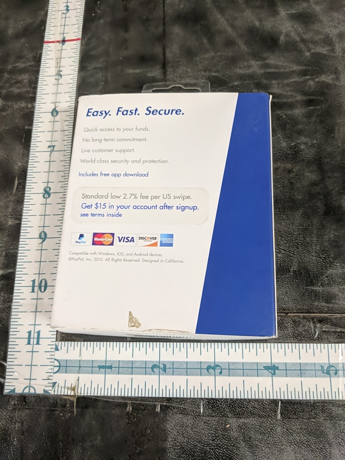 Pay Pal Mobile Card Reader for iOS, Android and Windows phones