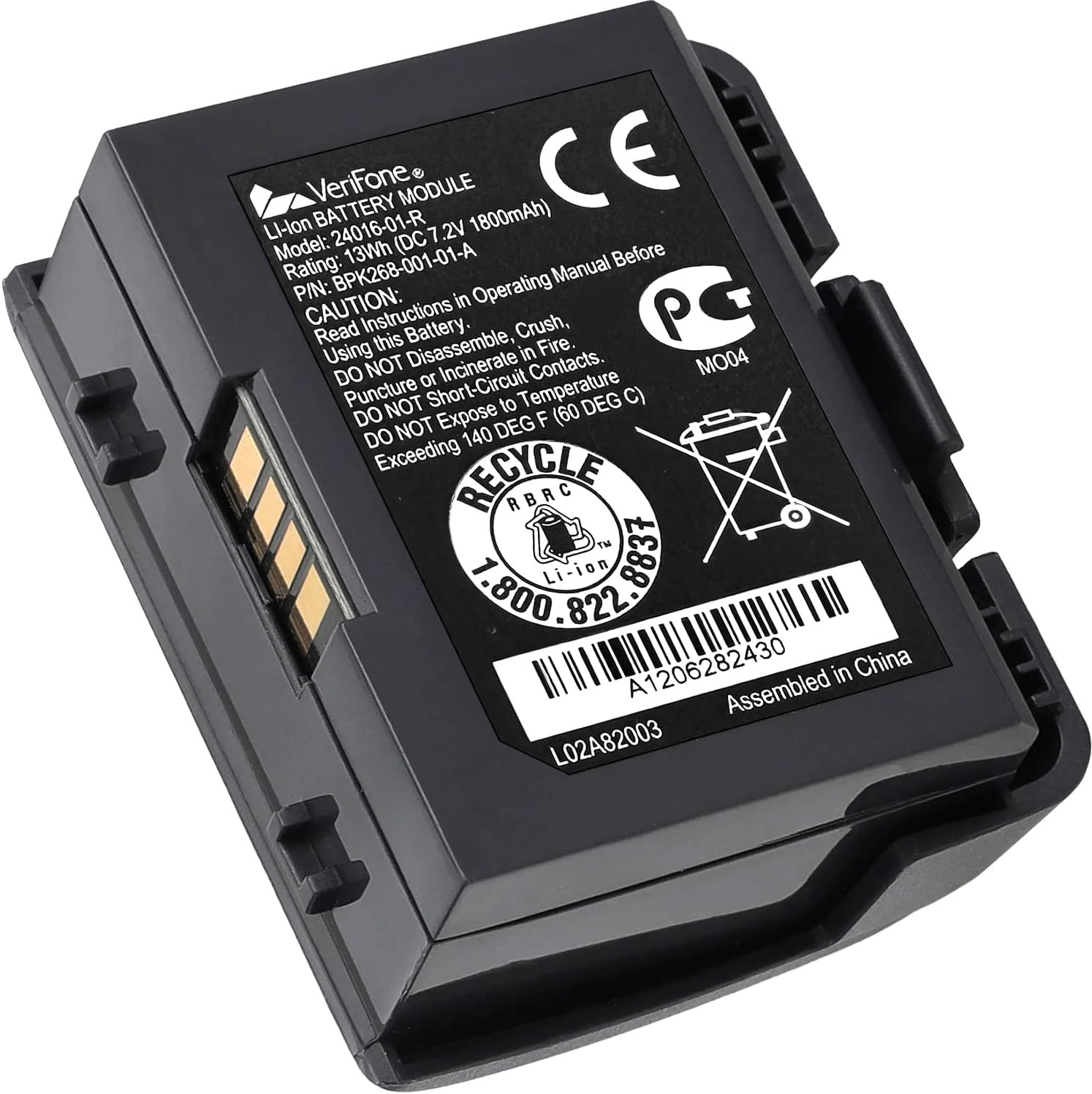 OEM for Verifone Digital Credit Card Reader Battery Compatible with Verifone VX
