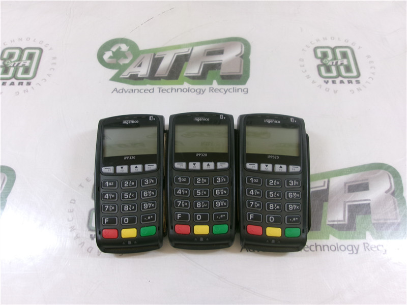 Lot of 3 Ingenico iPP320 Pin Pad Payment Terminal, Credit Card Reader