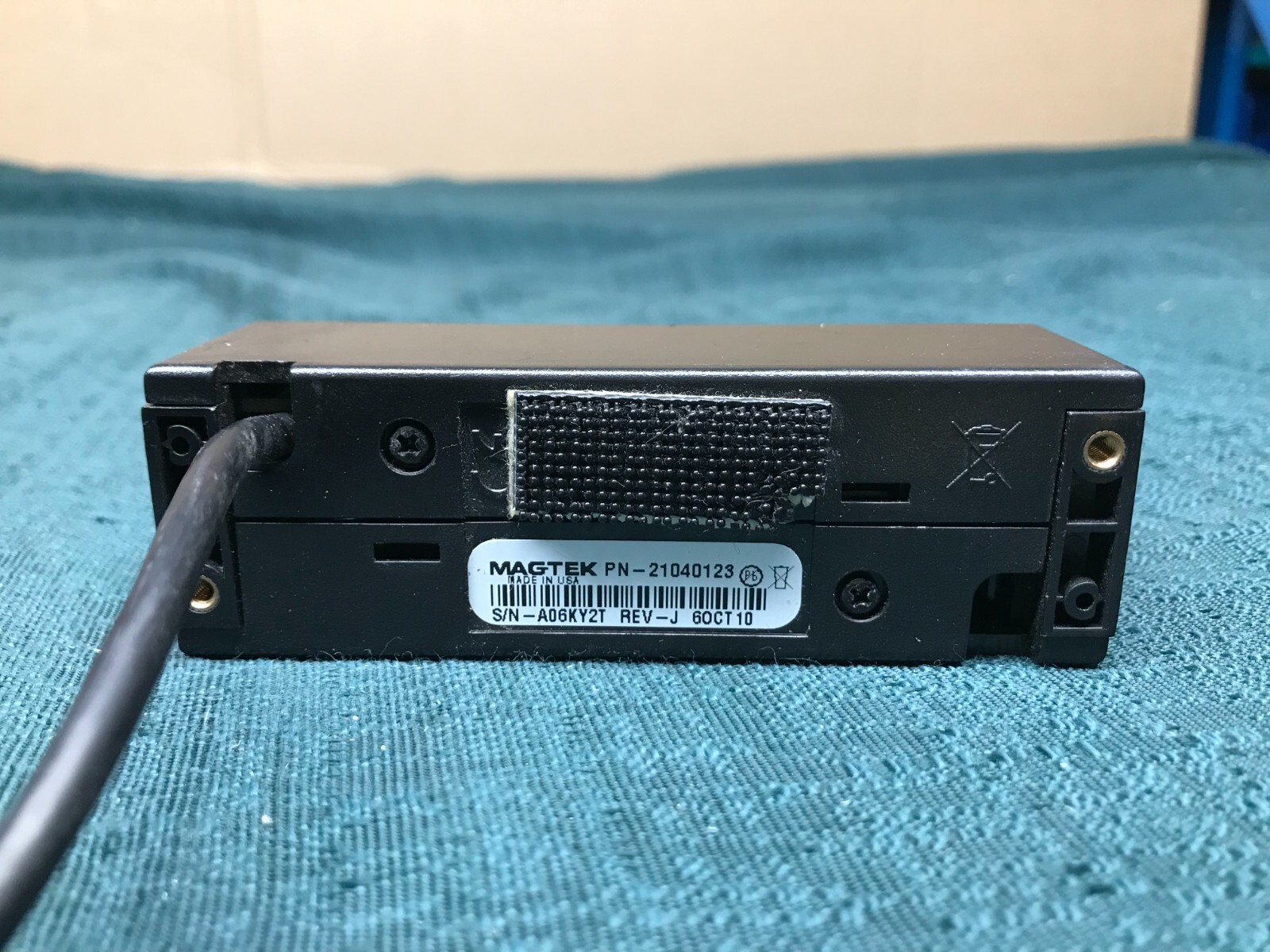 Magtek 21040123 USB Credit Card Reader 6ft Cable