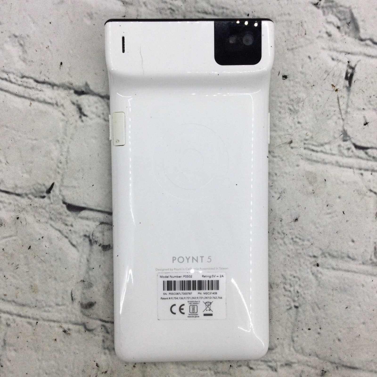 POYNT 5 P0502 Handheld WiFi Payment Terminal w/USBC Cord/Adapter