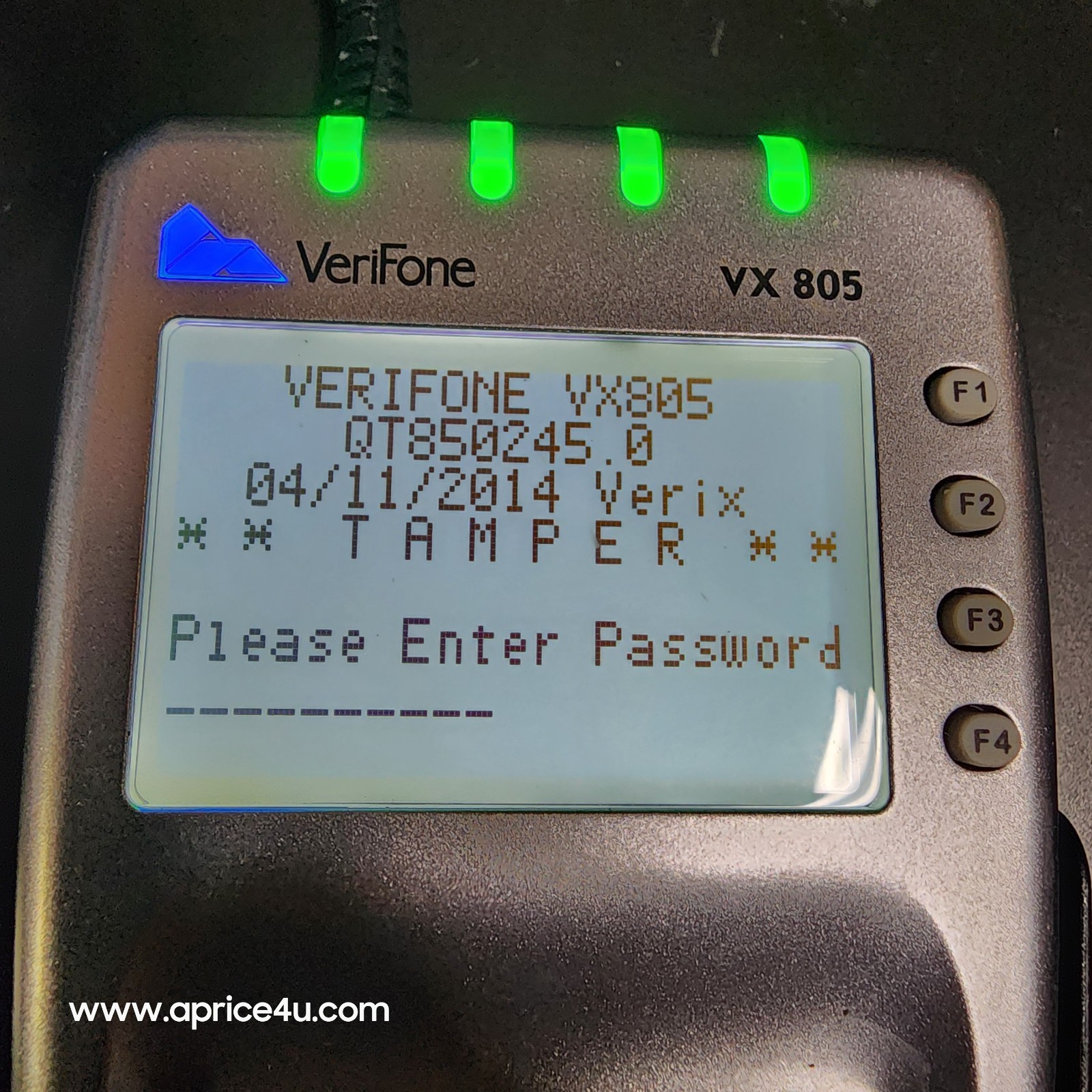 Verifone VX-805 Pin Pad Card Reader Keypad Tested W- Power Supply