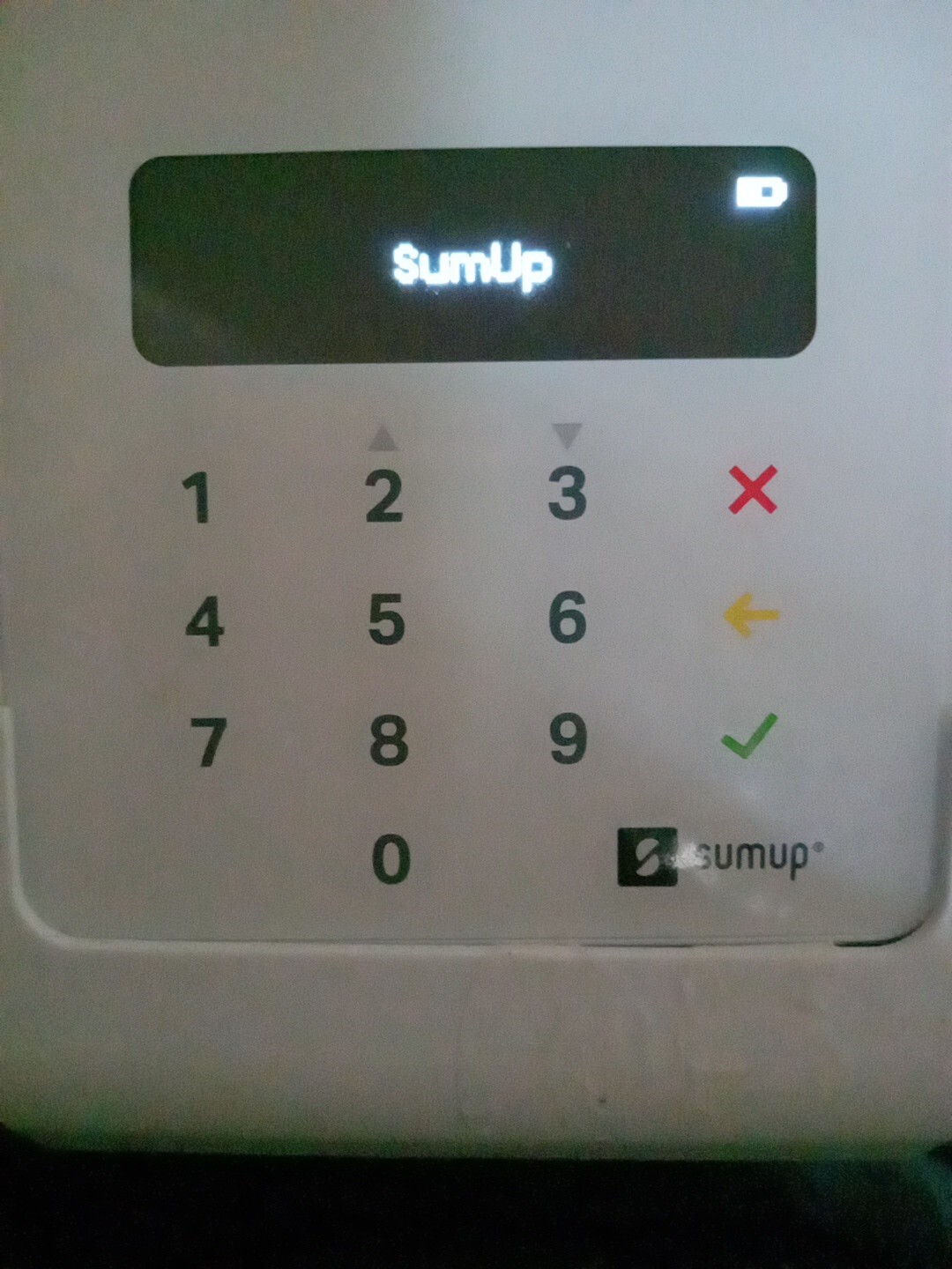 Clover Flex Handheld POS System and Card Reader White It Lock Also A Sumup Card