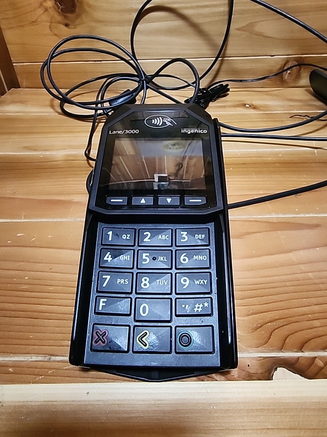 Ingenico Lane 3000 CL/Eth USB Pin-Pad Credit Card Machine Terminal 1cnt27