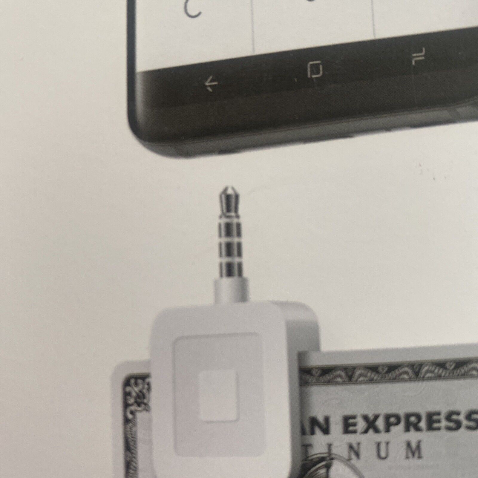 Square Credit Card Reader for iPhone, iPad and Android Magstripe Headset Jack