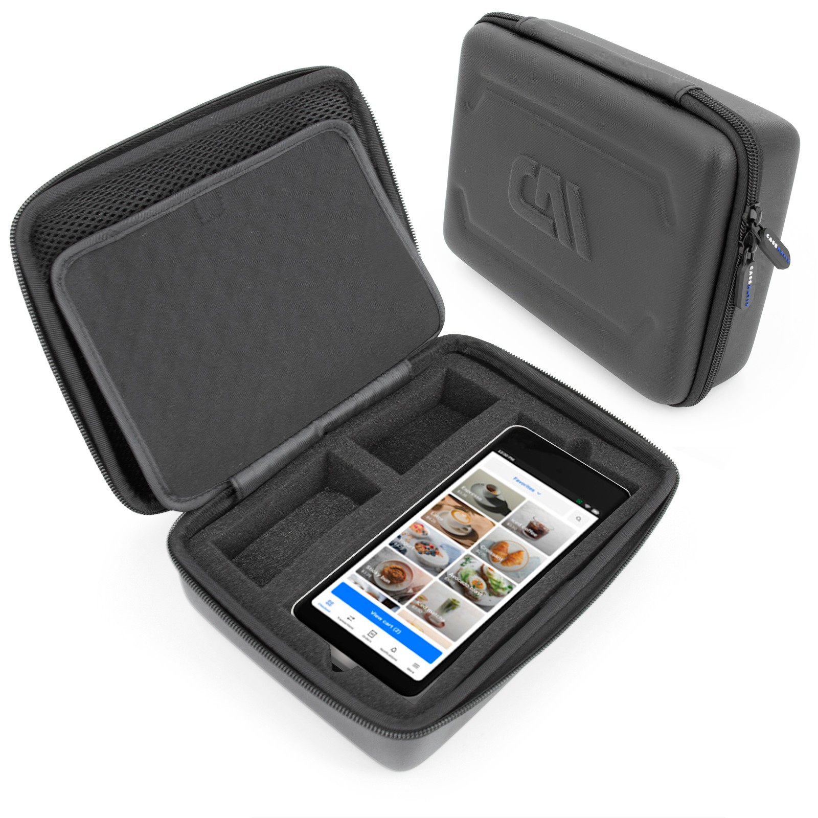 CASEMATIX Hard Shell Travel Case for Square Handheld POS Terminal – Custom Foam