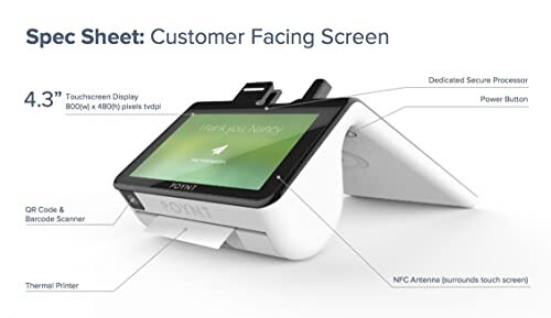 Poynt POS Smart Terminal – Requires New Merchant Account Prior to Shipment