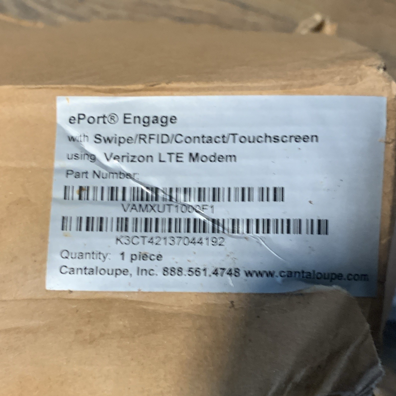 ePort Engage Terminal Swipe/RFID/Contact Touchscreen Verizon LTE