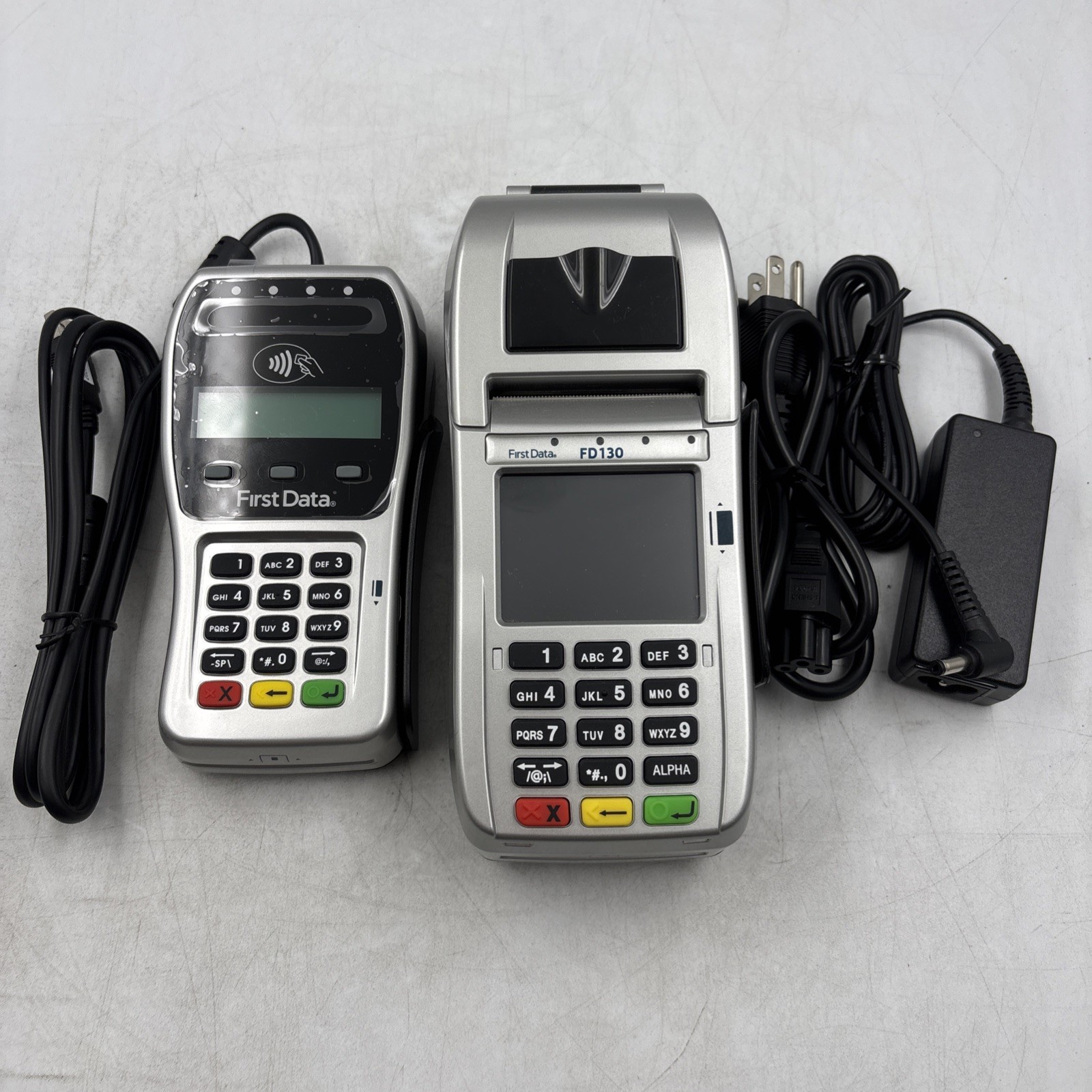 NEW First Data FD130 Duo and FD-35 PIN Pad Credit Debit Card POS Terminal