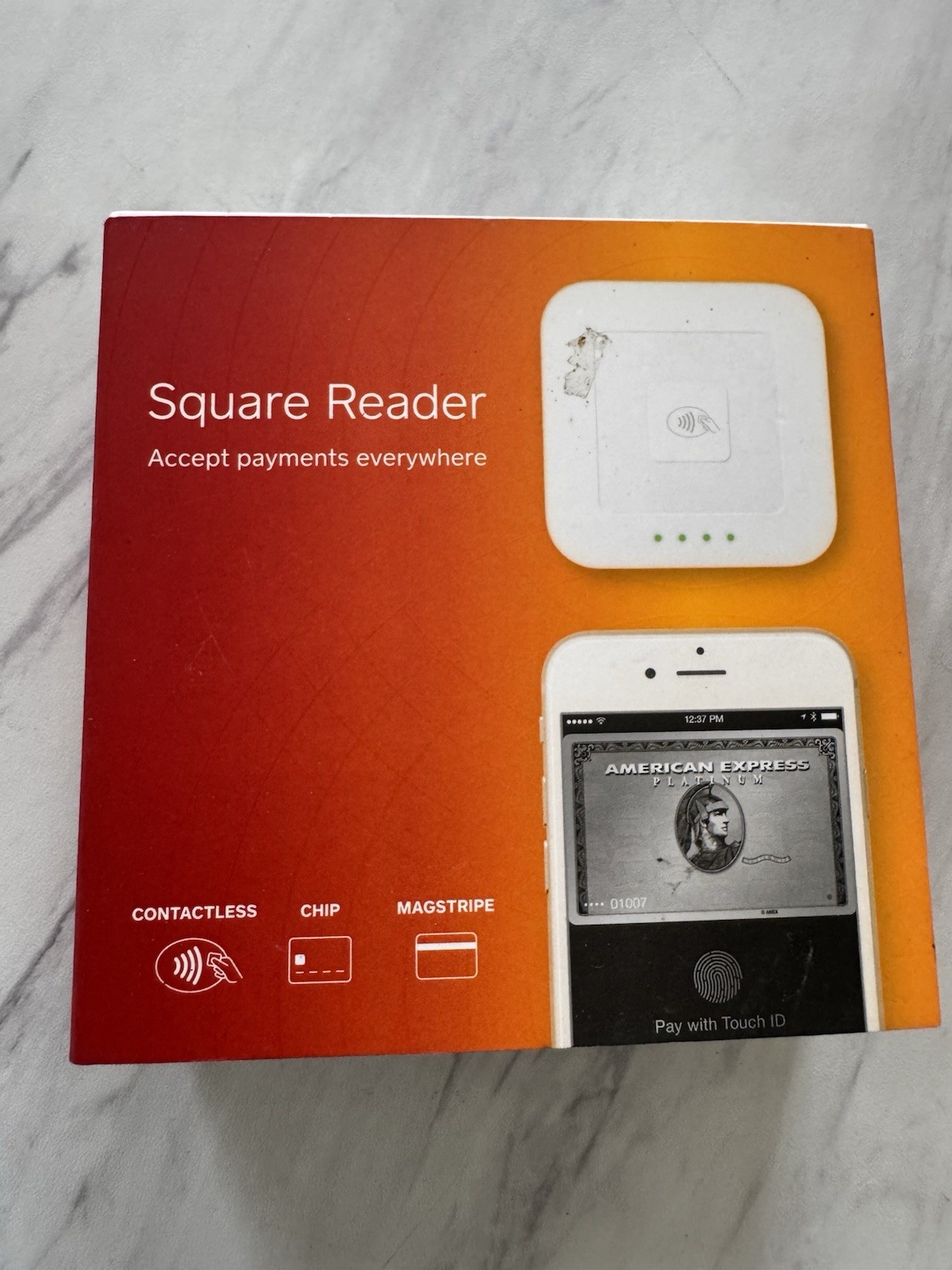 Square Credit Card Reader for Contactless and Chip Machine A-SKU-0113 – Sealed