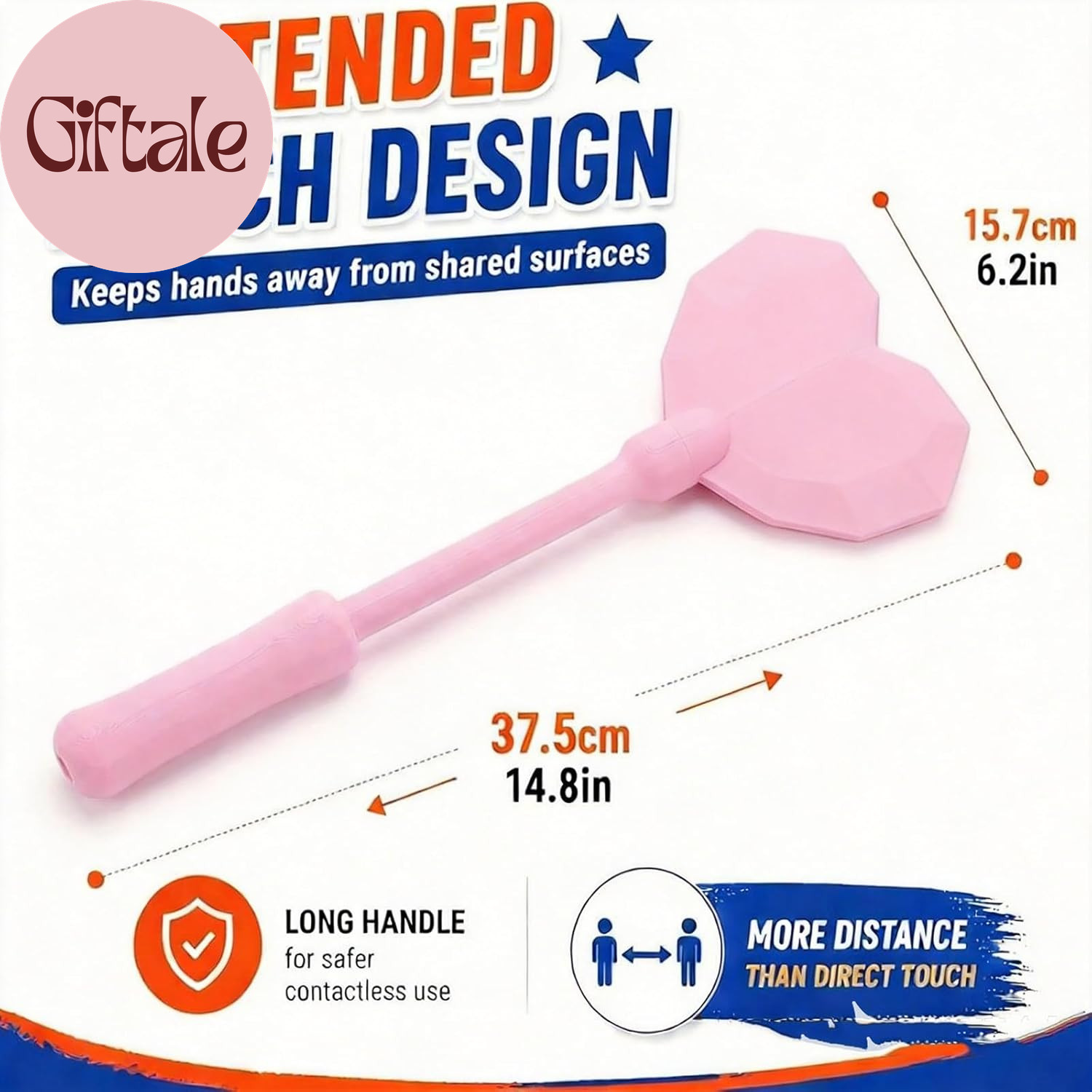 Detachable Heart-Shaped Credit Card Wand, 3D Printed Tap to Pay Grabber Holder f